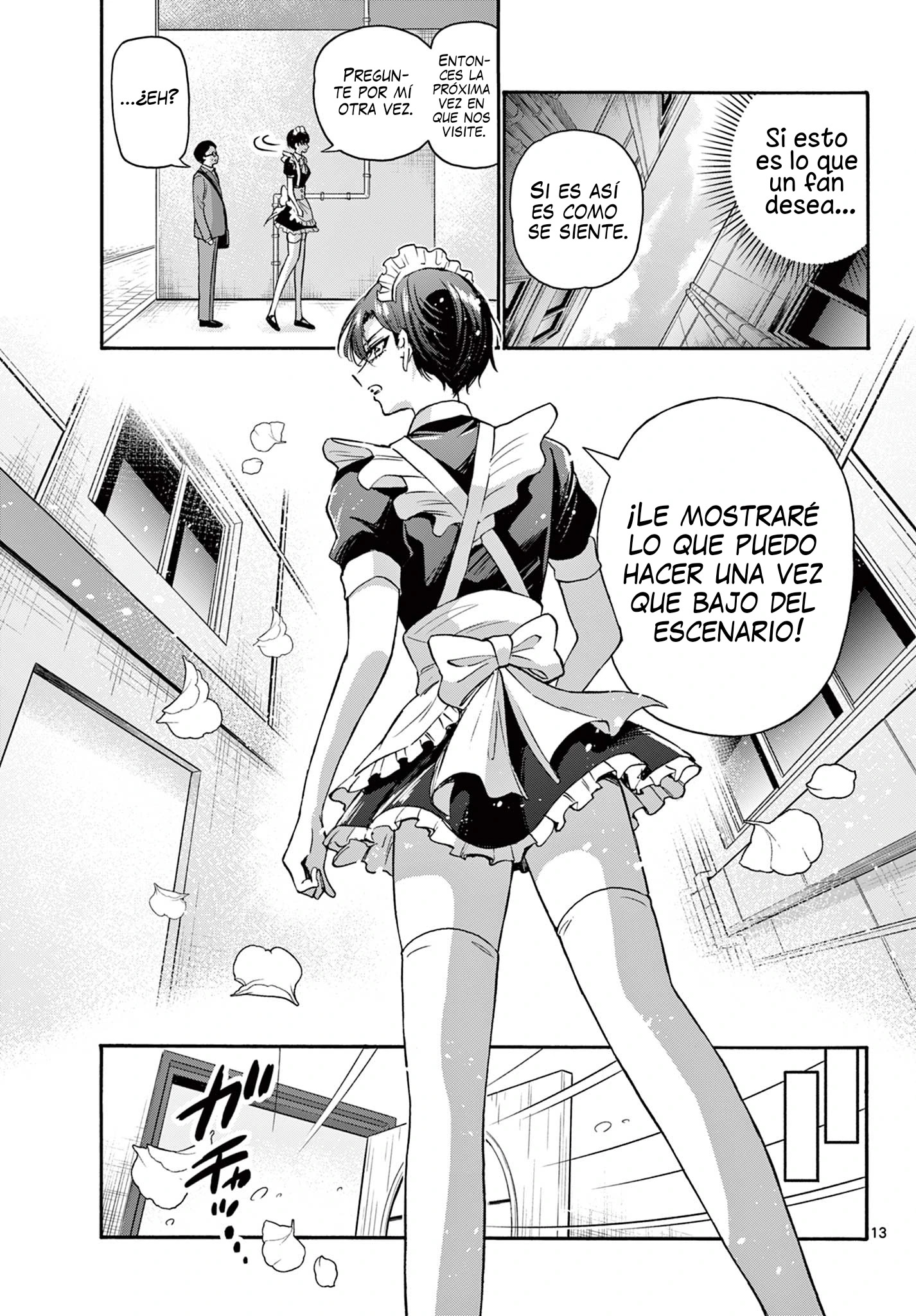 Mikadono Sanshimai wa Angai, Choroi Capitulo 61: Kazuki, la maid. página 15