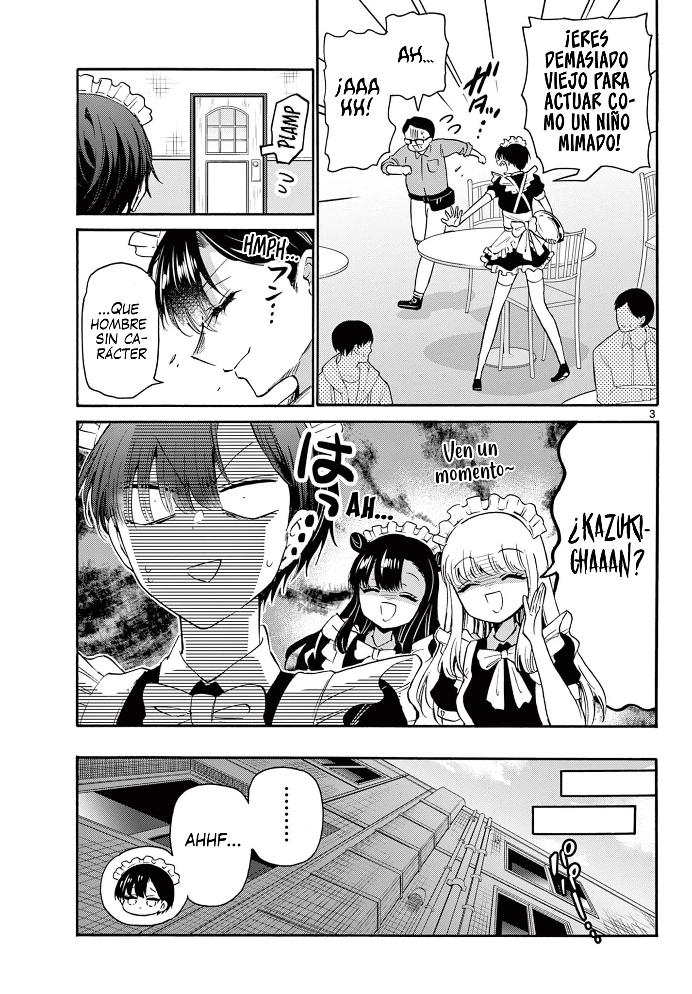 Mikadono Sanshimai wa Angai, Choroi Capitulo 61: Kazuki, la maid. página 5