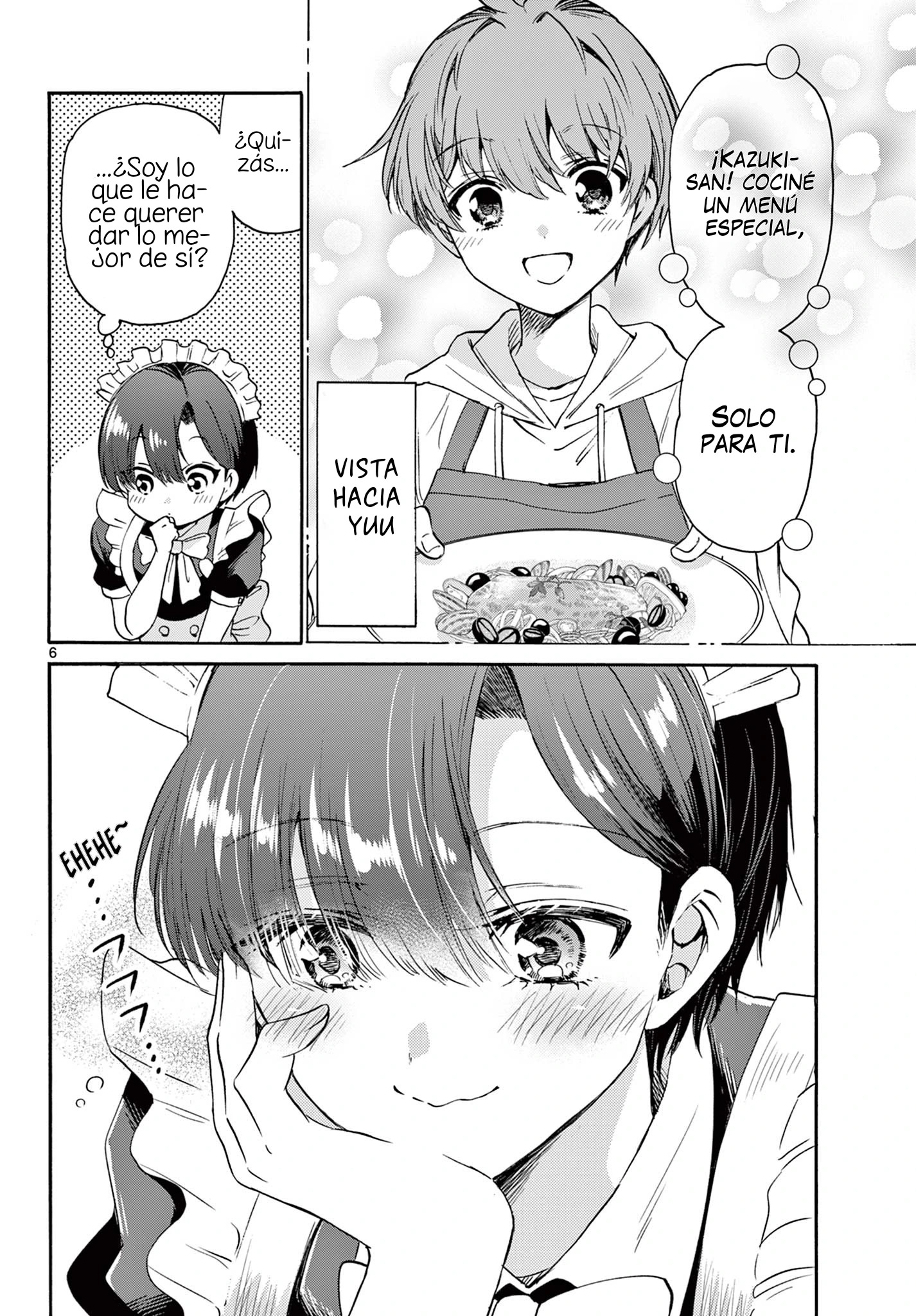 Mikadono Sanshimai wa Angai, Choroi Capitulo 61: Kazuki, la maid. página 8