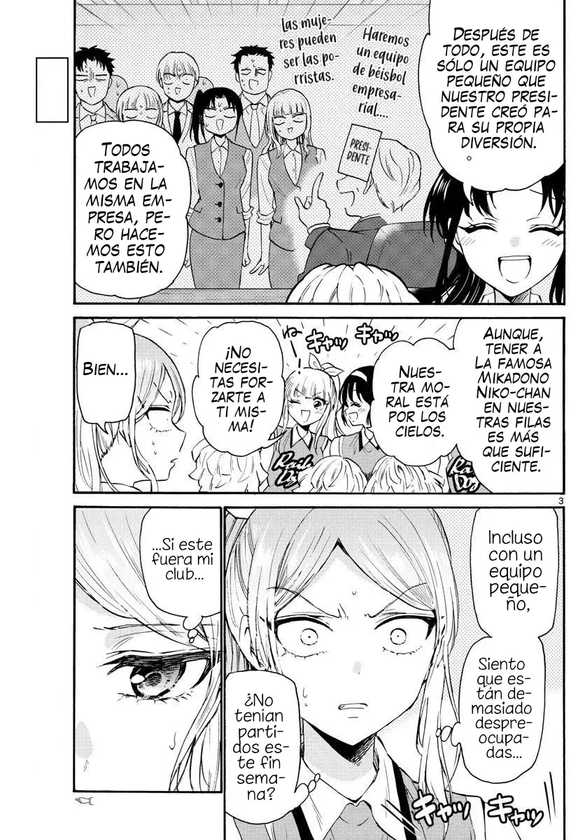 Mikadono Sanshimai wa Angai, Choroi Capitulo 62: Niko, la porrista página 4