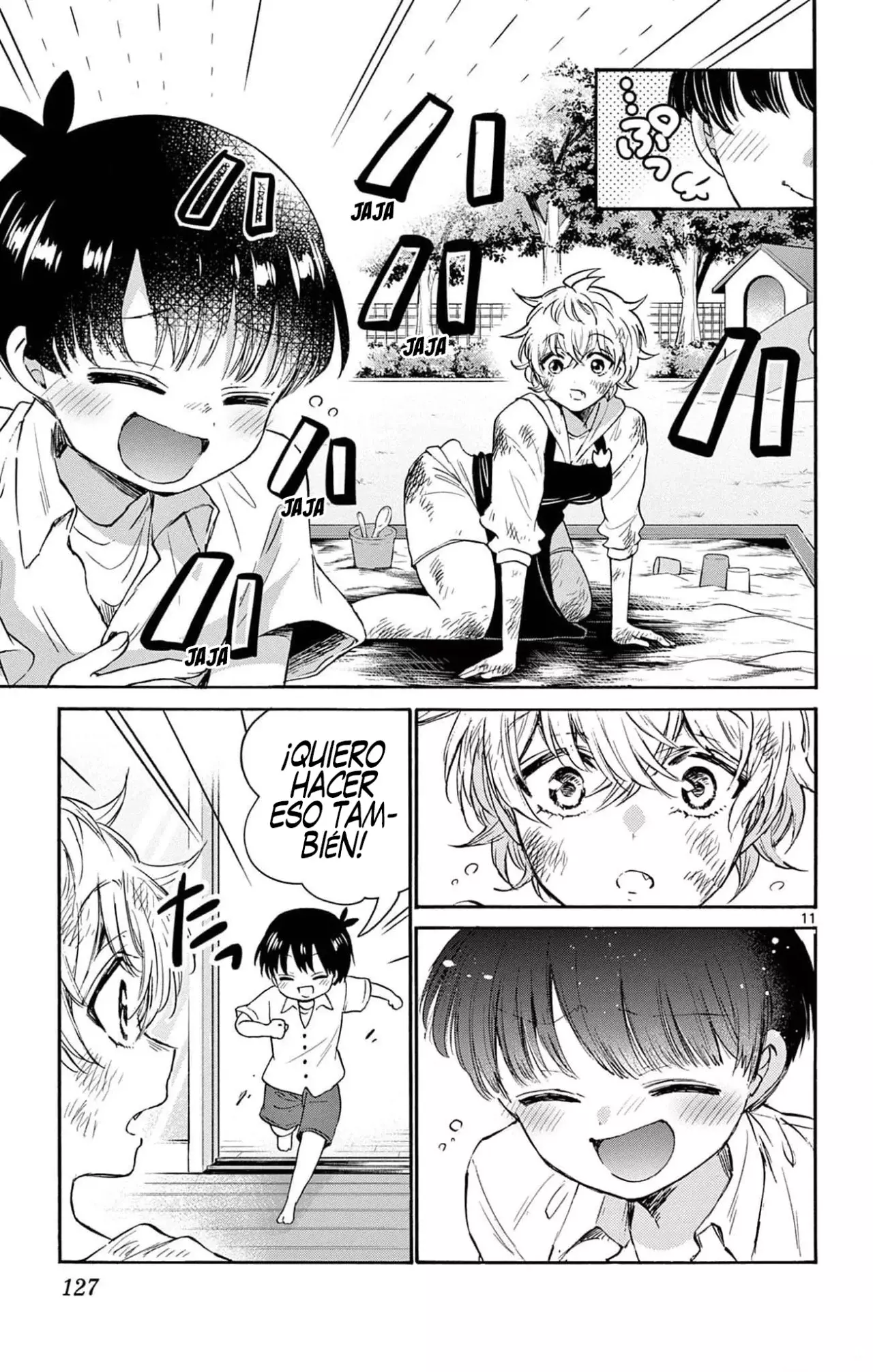 Mikadono Sanshimai wa Angai, Choroi Capitulo 63: Señorita Miwa la trabajodora de la guarderia página 13
