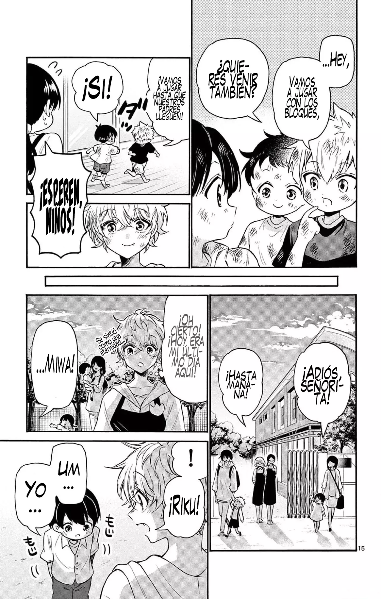 Mikadono Sanshimai wa Angai, Choroi Capitulo 63: Señorita Miwa la trabajodora de la guarderia página 17
