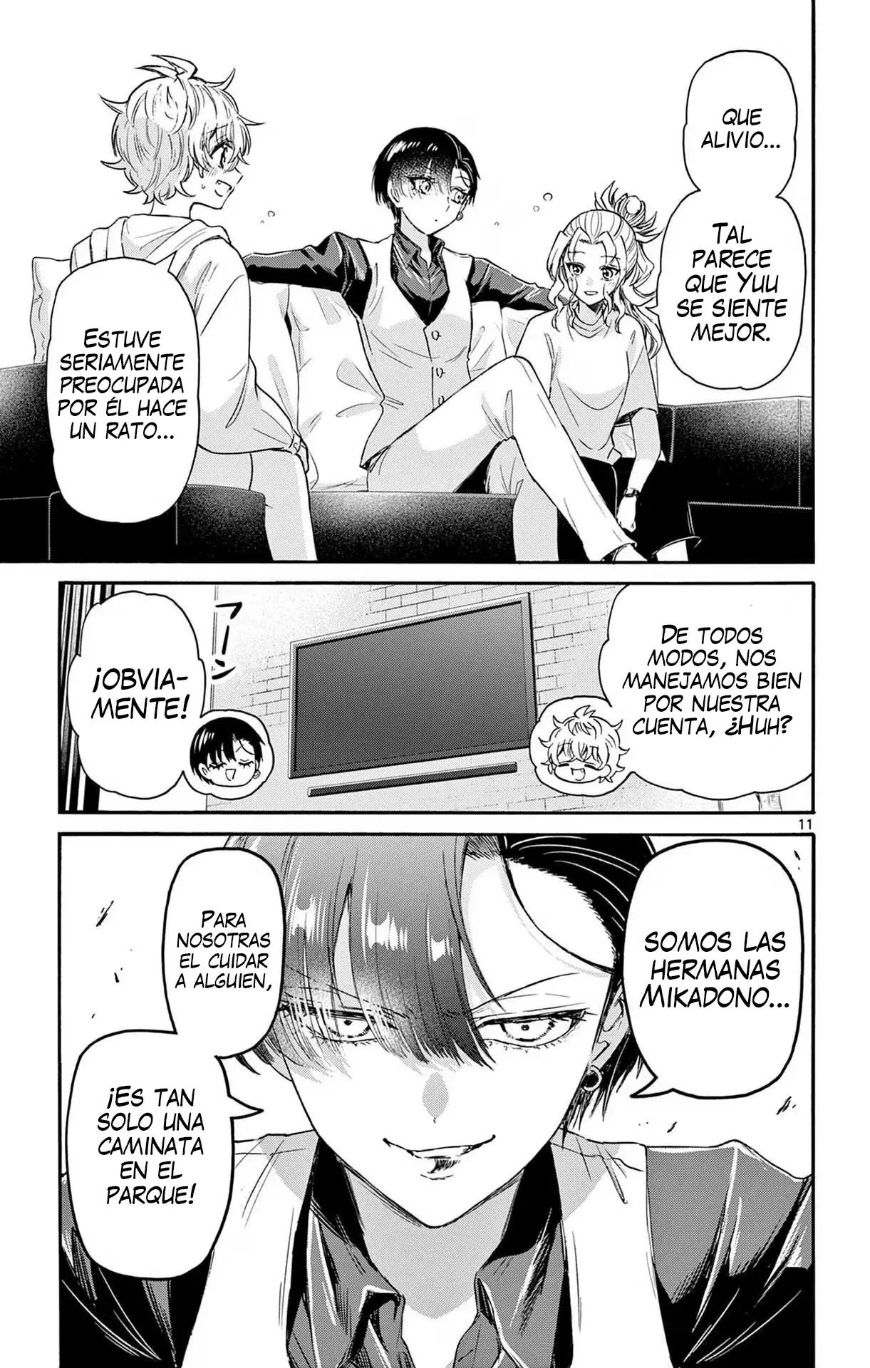 Mikadono Sanshimai wa Angai, Choroi Capitulo 74: Ya sea que estes dormido o despierto página 14