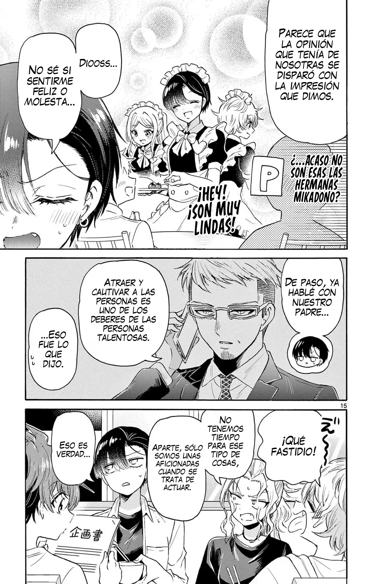 Mikadono Sanshimai wa Angai, Choroi Capitulo 75: Sin mi cerca página 17