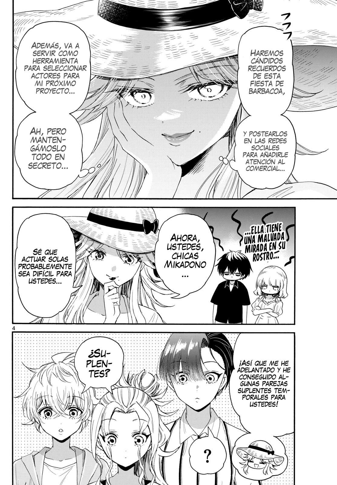 Mikadono Sanshimai wa Angai, Choroi Capitulo 88 página 4