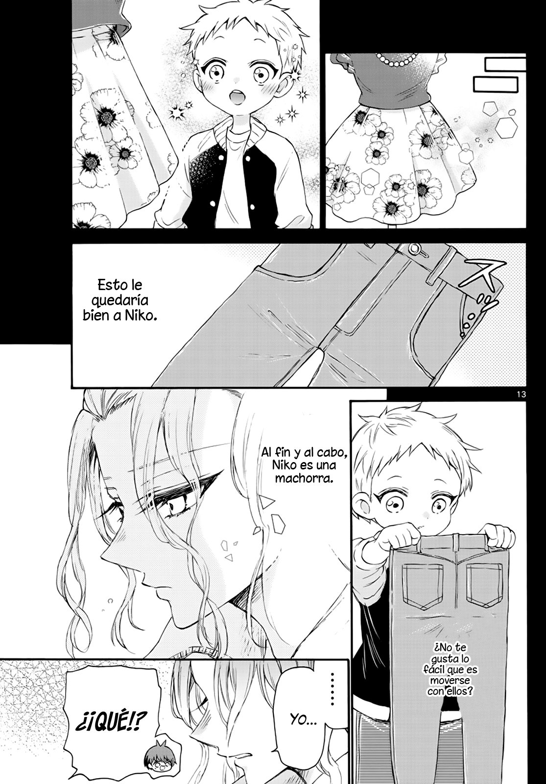Mikadono Sanshimai wa Angai, Choroi Capitulo 9: Realmente le pega página 15