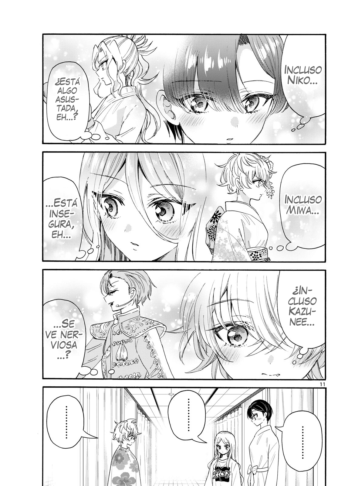 Mikadono Sanshimai wa Angai, Choroi Capitulo 90: ¿Los trajes de baño...? página 11