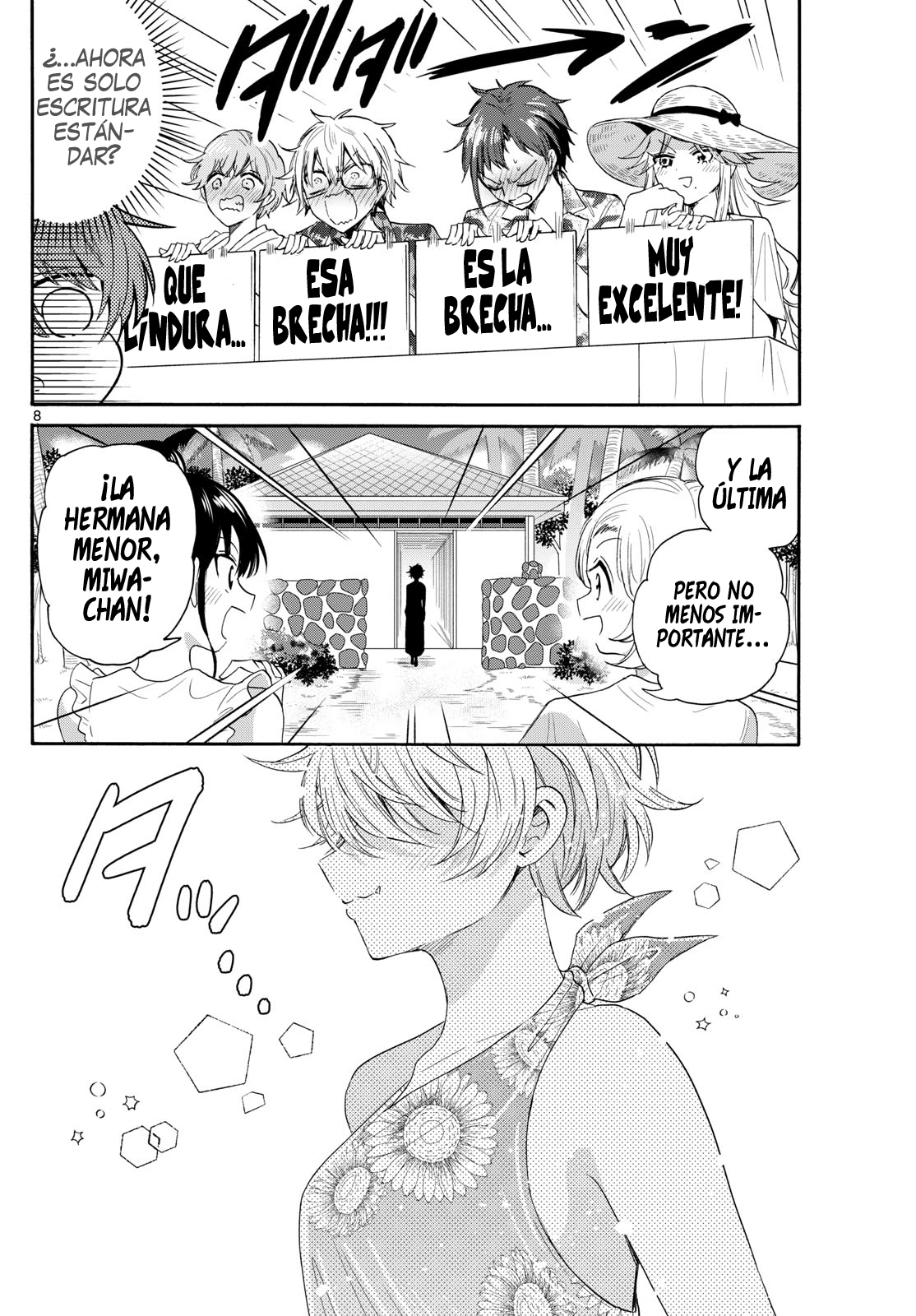 Mikadono Sanshimai wa Angai, Choroi Capitulo 91: Esperando una reacción página 8