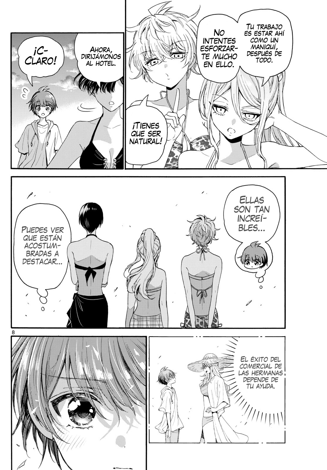 Mikadono Sanshimai wa Angai, Choroi Capitulo 96: Confesándose a Yuu página 8