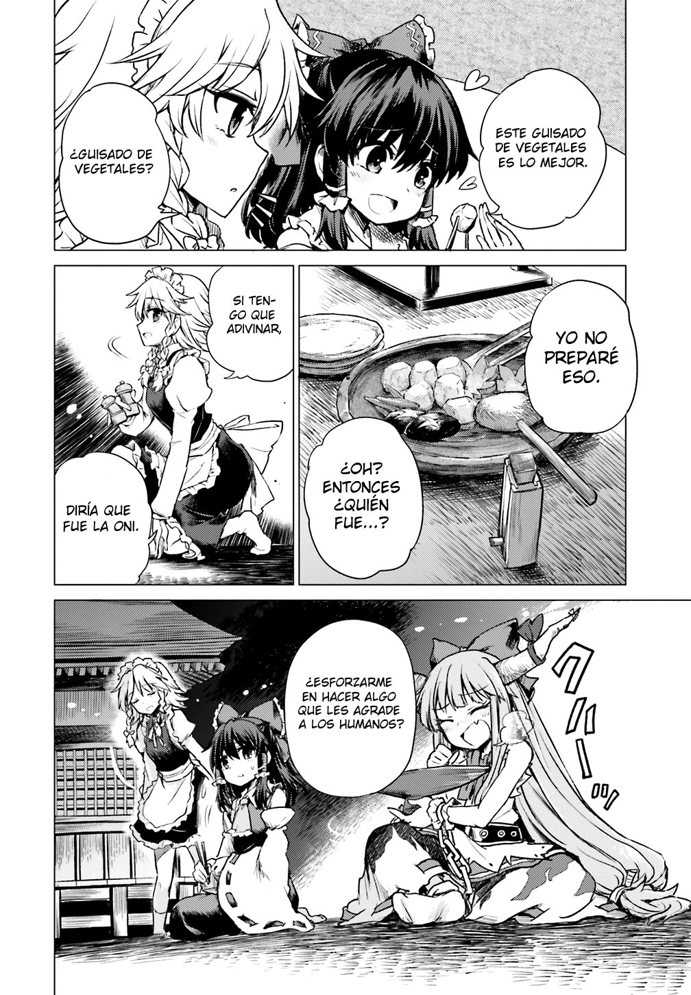Touhou Suichouka ~ Lotus Eater-tachi no Suisei Capitulo 1: Una tarde de borrachera no deja recuerdos (parte 1) página 21
