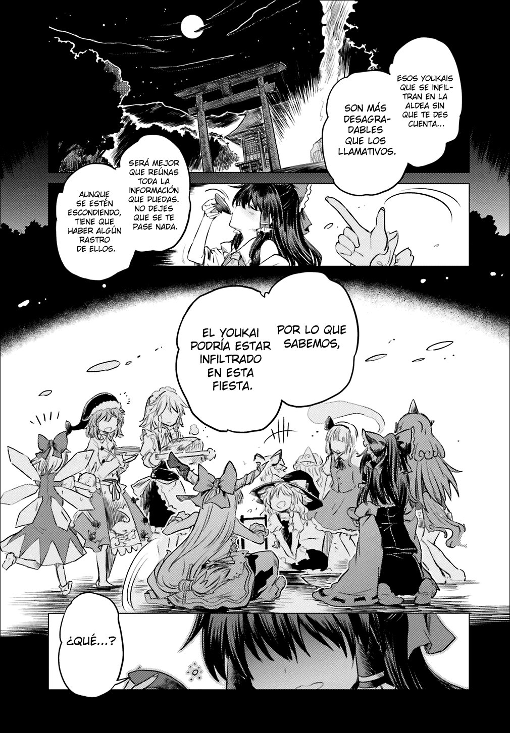Touhou Suichouka ~ Lotus Eater-tachi no Suisei Capitulo 1: Una tarde de borrachera no deja recuerdos (parte 1) página 24