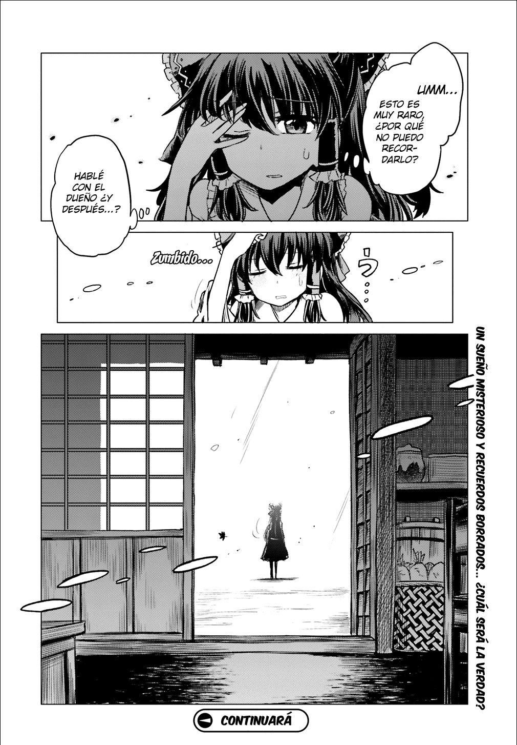 Touhou Suichouka ~ Lotus Eater-tachi no Suisei Capitulo 1: Una tarde de borrachera no deja recuerdos (parte 1) página 44