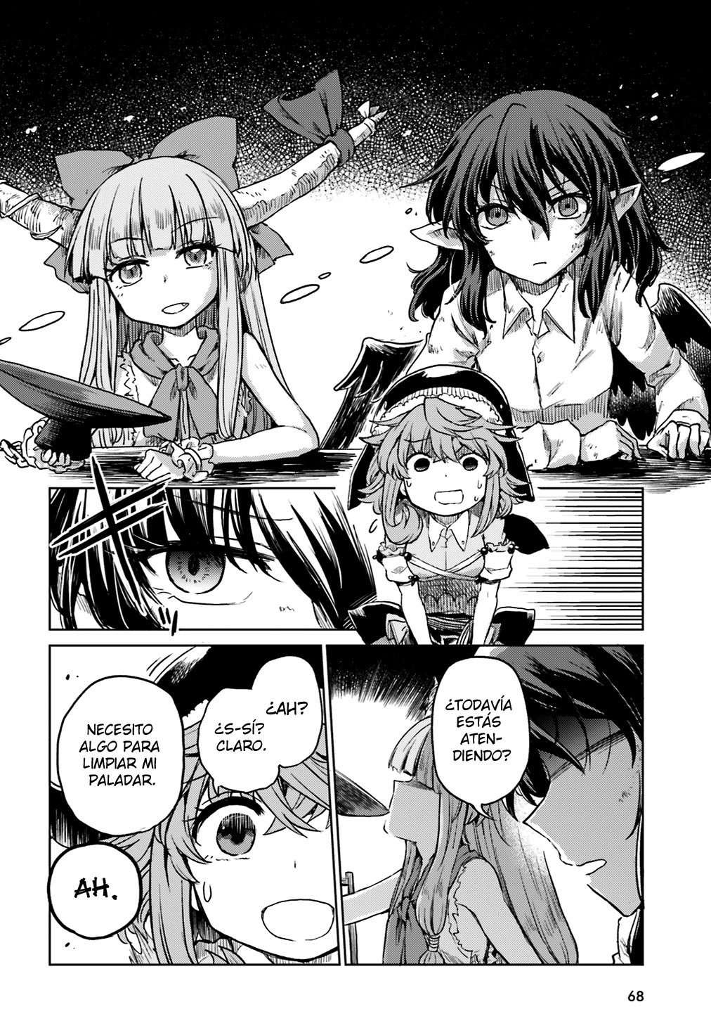 Touhou Suichouka ~ Lotus Eater-tachi no Suisei Capitulo 10: Las botellas tienen bocas y los potes, orejas (parte 3) página 18