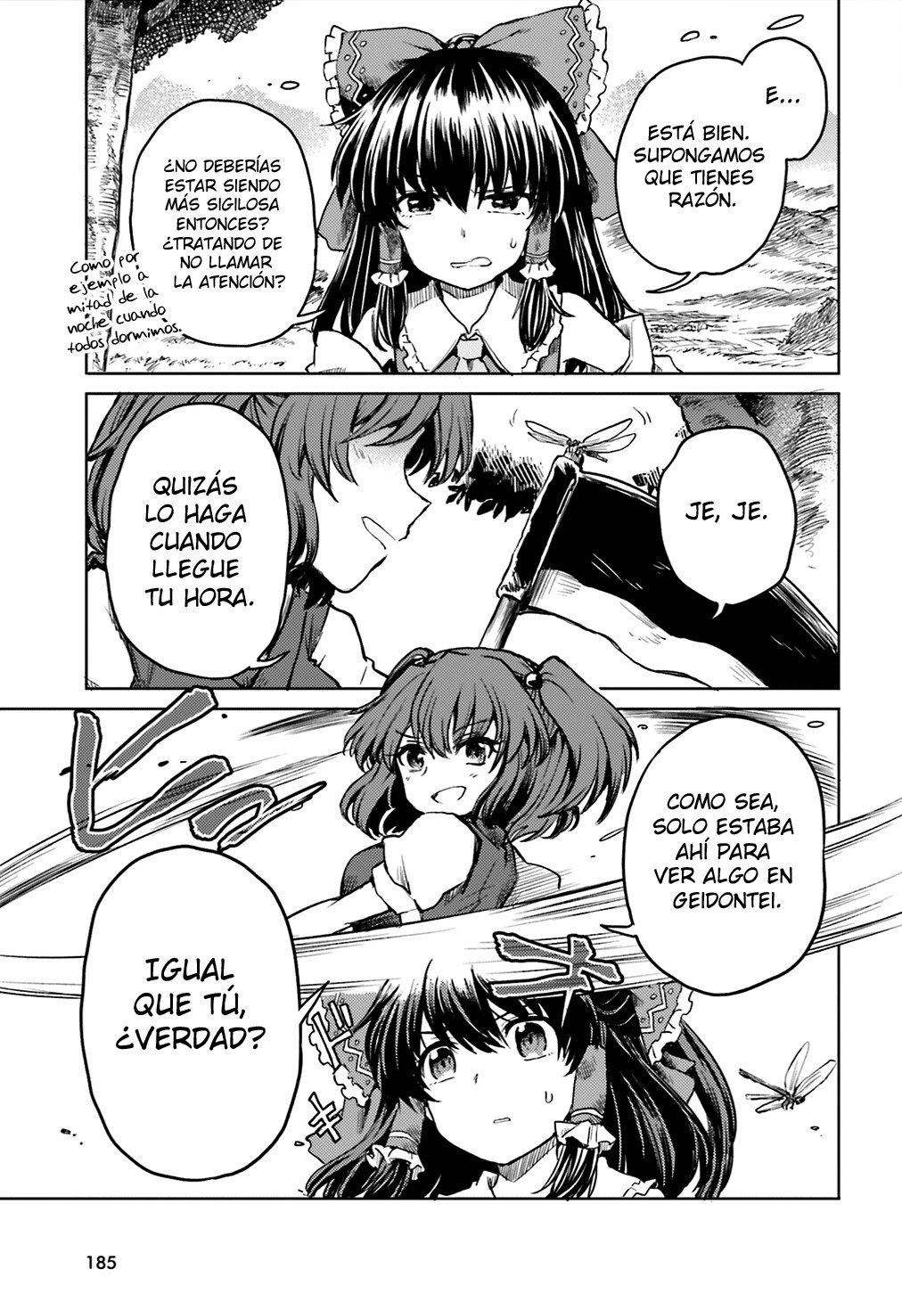 Touhou Suichouka ~ Lotus Eater-tachi no Suisei Capitulo 11: Ama al cliente, odia al pecado (parte 1) página 19