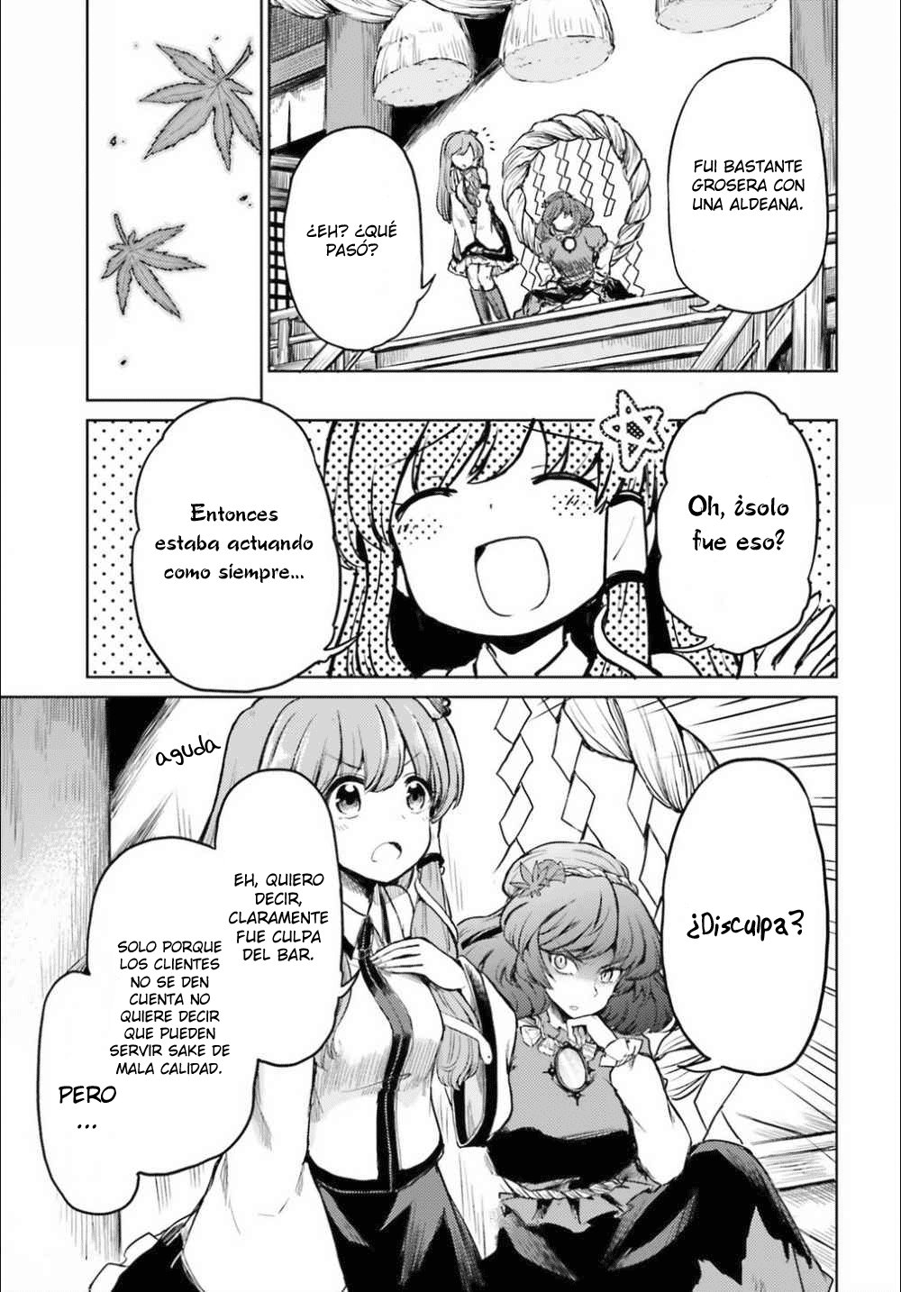 Touhou Suichouka ~ Lotus Eater-tachi no Suisei Capitulo 13: El sake es el salario de un oni (parte 1) página 15