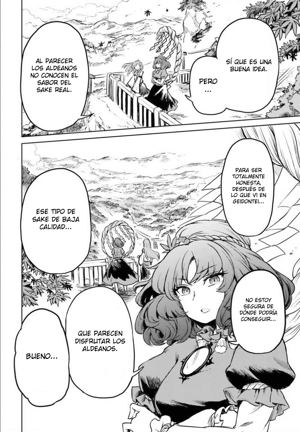 Touhou Suichouka ~ Lotus Eater-tachi no Suisei Capitulo 13: El sake es el salario de un oni (parte 1) página 18