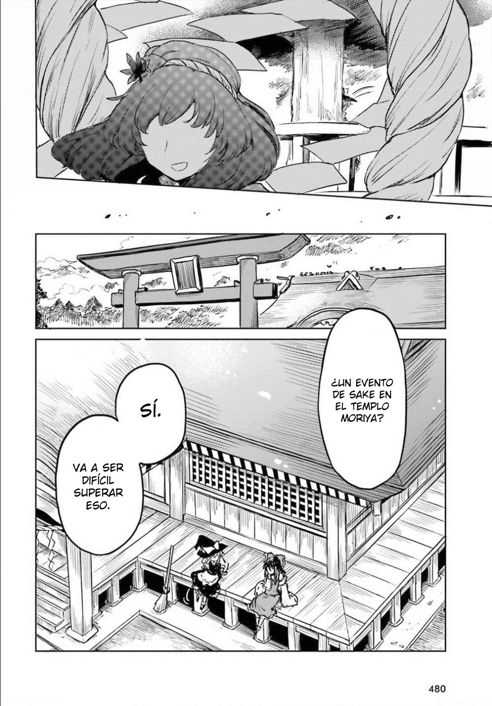 Touhou Suichouka ~ Lotus Eater-tachi no Suisei Capitulo 13: El sake es el salario de un oni (parte 1) página 20