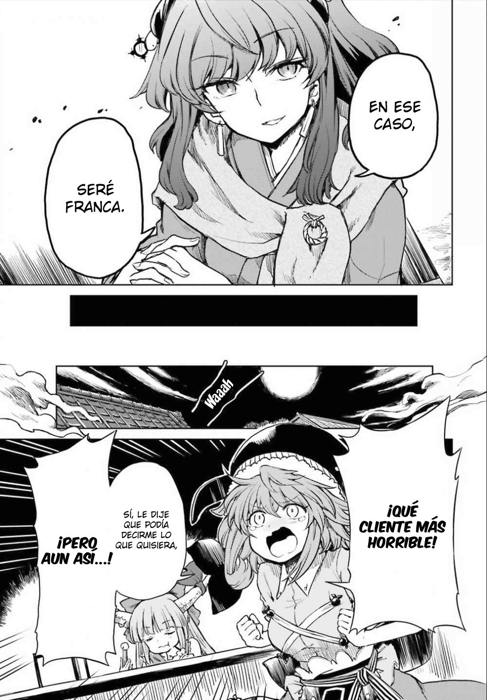 Touhou Suichouka ~ Lotus Eater-tachi no Suisei Capitulo 13: El sake es el salario de un oni (parte 1) página 7