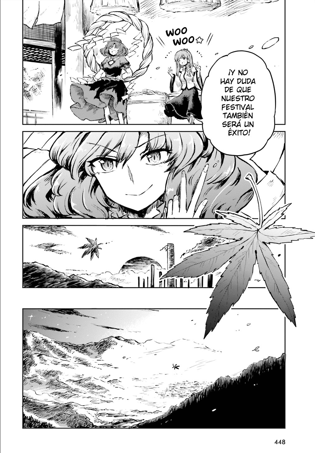 Touhou Suichouka ~ Lotus Eater-tachi no Suisei Capitulo 14: El sake es el salario de un oni (parte 2) página 18