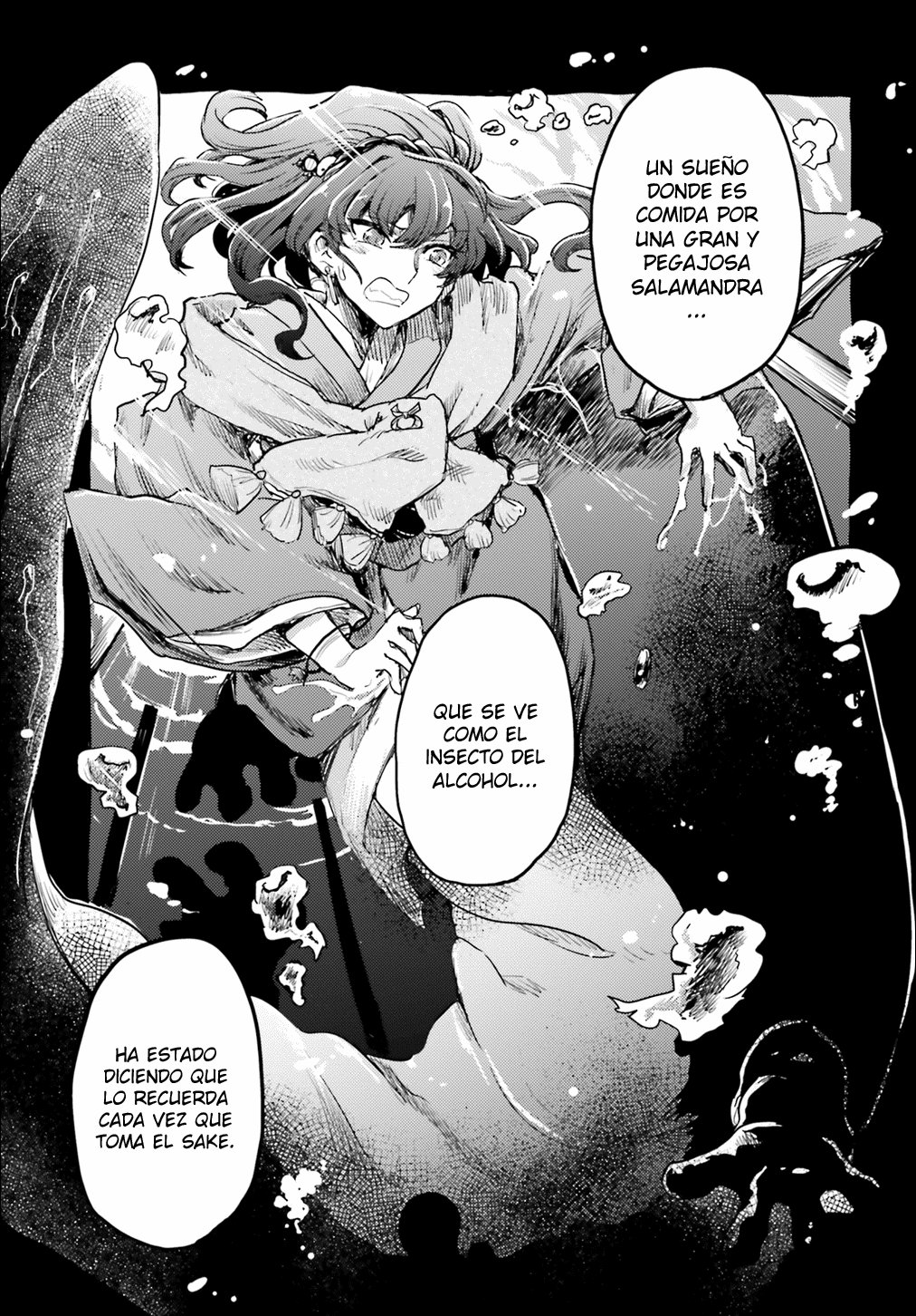 Touhou Suichouka ~ Lotus Eater-tachi no Suisei Capitulo 15: El sake es el salario de un oni (parte 3) página 29