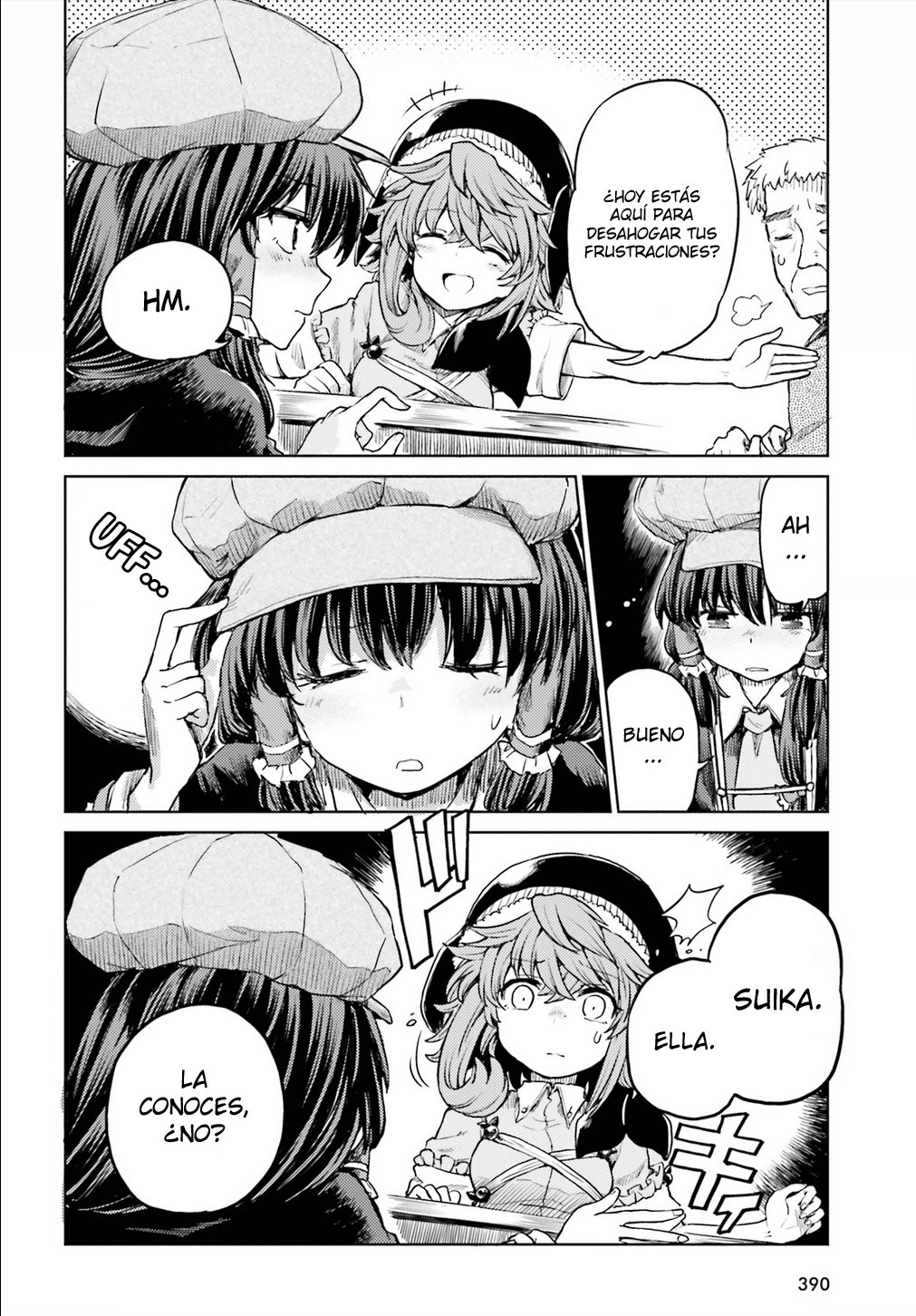 Touhou Suichouka ~ Lotus Eater-tachi no Suisei Capitulo 15: El sake es el salario de un oni (parte 3) página 4