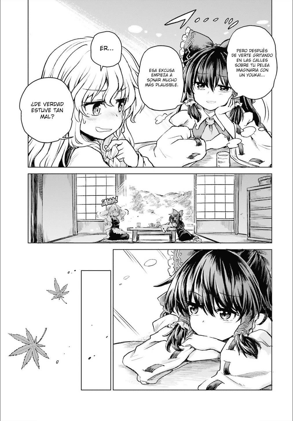 Touhou Suichouka ~ Lotus Eater-tachi no Suisei Capitulo 2: Una tarde de borrachera no deja recuerdos (parte 2) página 12