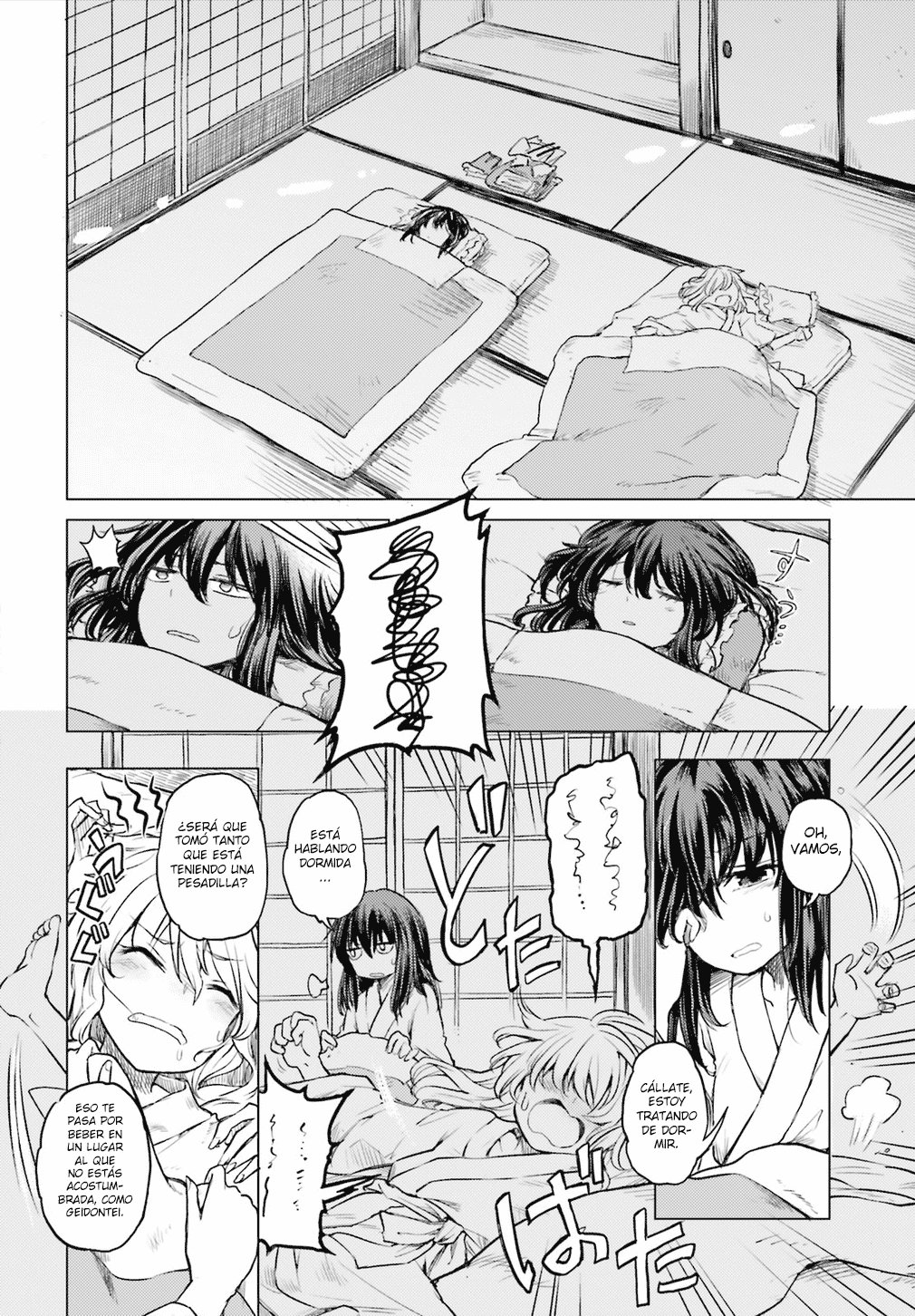 Touhou Suichouka ~ Lotus Eater-tachi no Suisei Capitulo 2: Una tarde de borrachera no deja recuerdos (parte 2) página 5