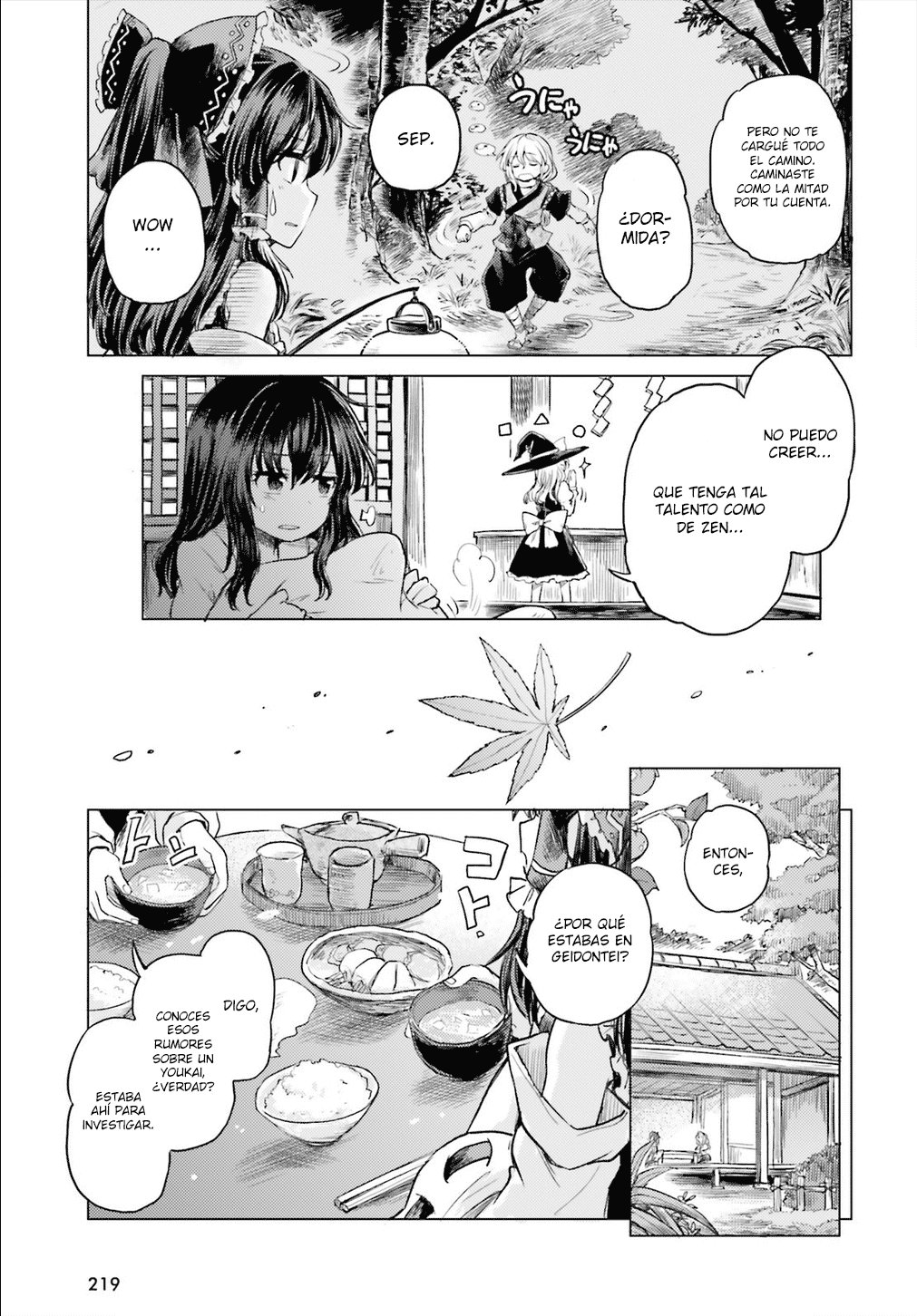 Touhou Suichouka ~ Lotus Eater-tachi no Suisei Capitulo 2: Una tarde de borrachera no deja recuerdos (parte 2) página 8