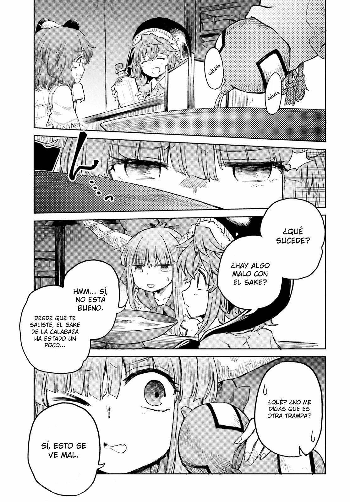Touhou Suichouka ~ Lotus Eater-tachi no Suisei Capitulo 20: La rana en la botella (parte 1) página 9