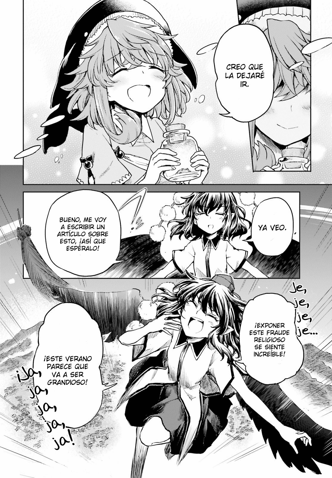 Touhou Suichouka ~ Lotus Eater-tachi no Suisei Capitulo 22: La rana en la botella (parte 3) página 32
