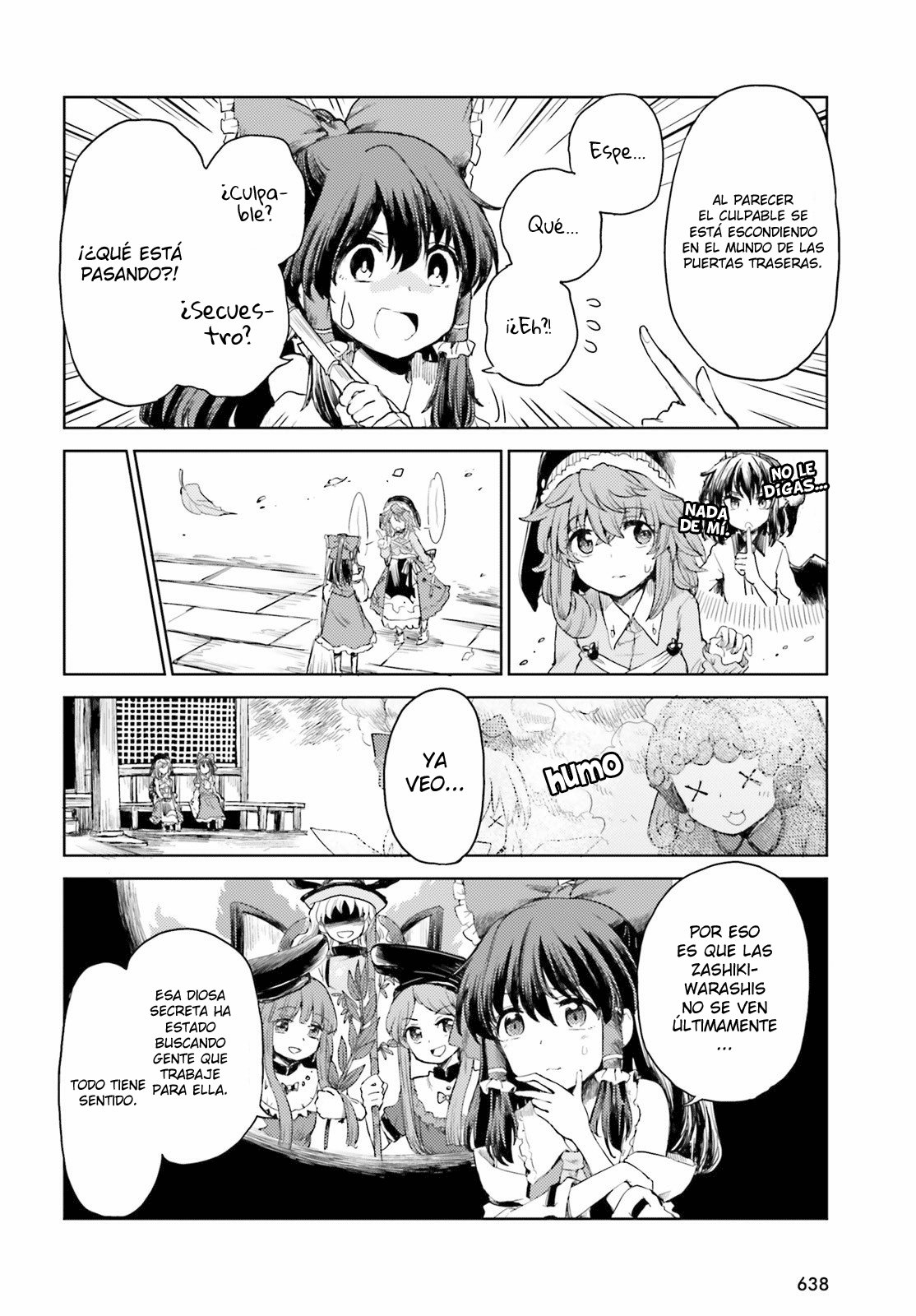 Touhou Suichouka ~ Lotus Eater-tachi no Suisei Capitulo 24: El cambio es el camino del youkai (parte 2) página 14