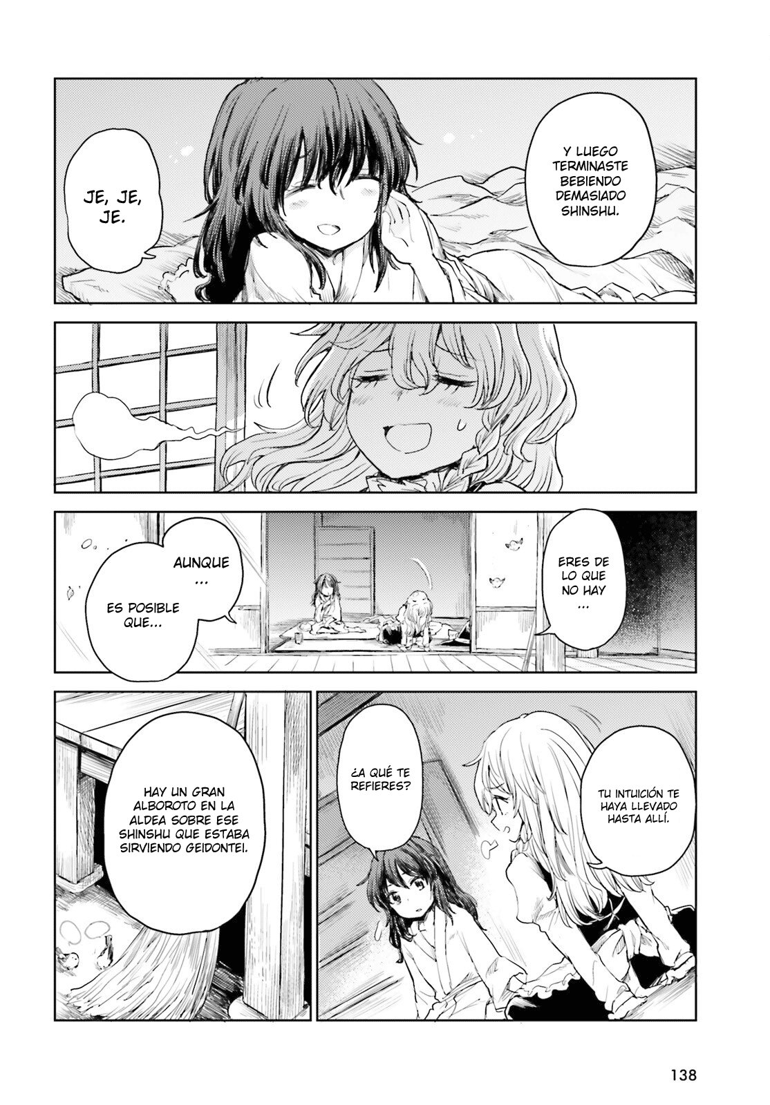 Touhou Suichouka ~ Lotus Eater-tachi no Suisei Capitulo 25: No molestes al sake dormido (parte 1) página 20