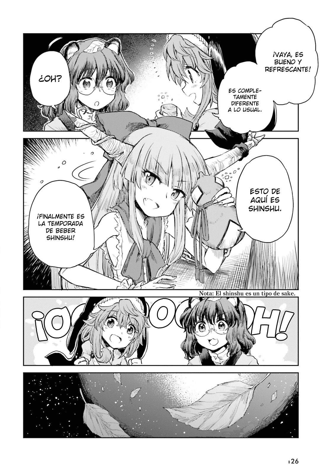 Touhou Suichouka ~ Lotus Eater-tachi no Suisei Capitulo 25: No molestes al sake dormido (parte 1) página 8