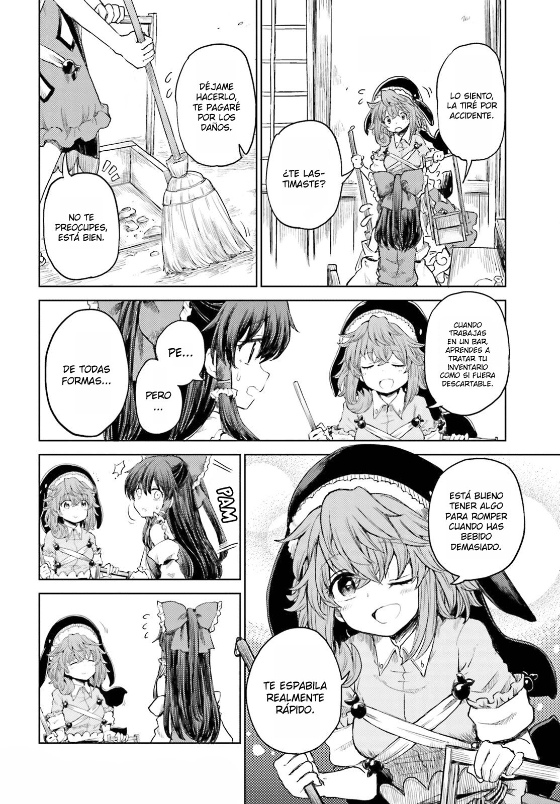 Touhou Suichouka ~ Lotus Eater-tachi no Suisei Capitulo 26: No molestes al sake dormido (parte 2) página 6