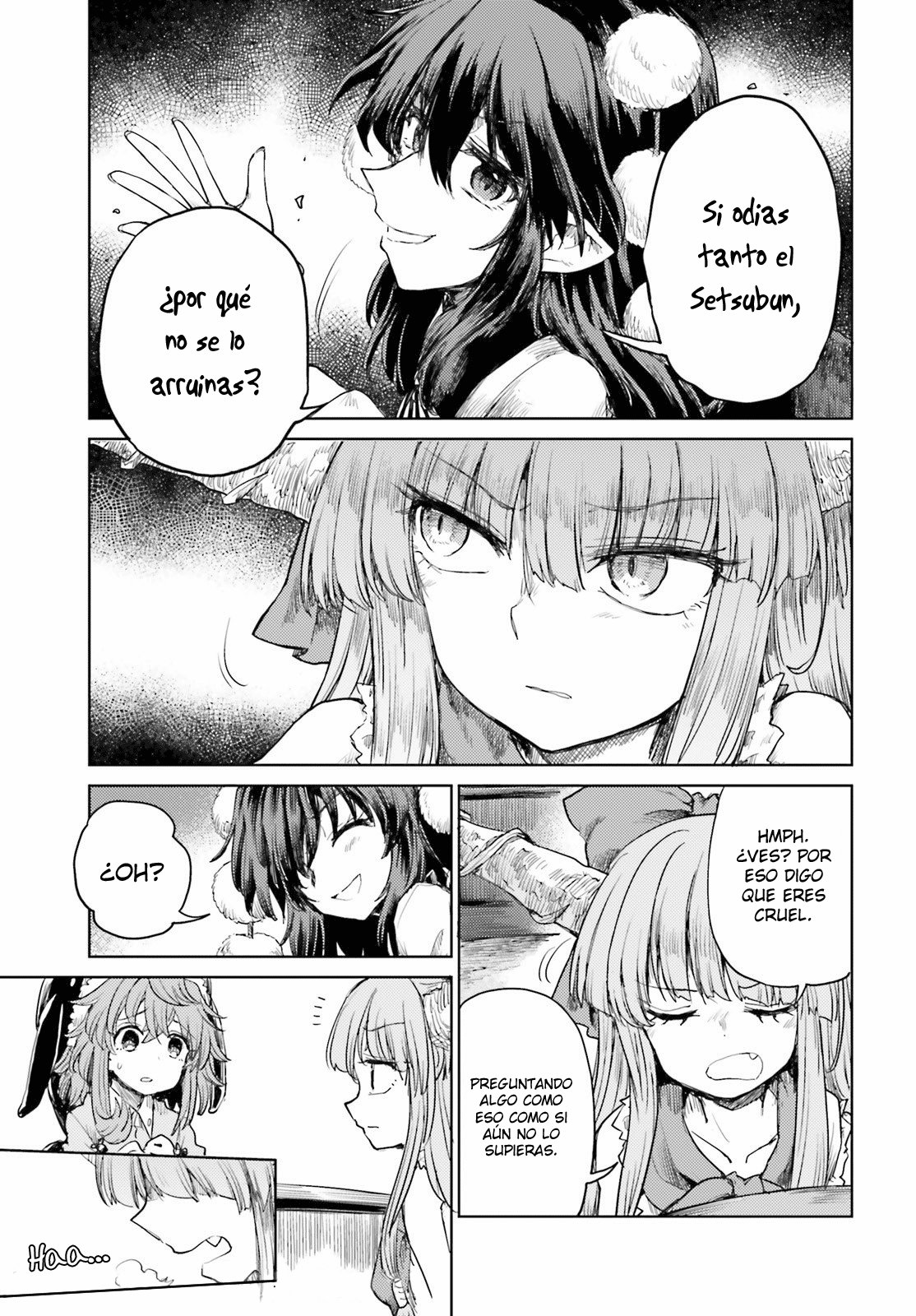 Touhou Suichouka ~ Lotus Eater-tachi no Suisei Capitulo 27: Como un oni atrapado en una lluvia de frijoles (parte 1) página 11