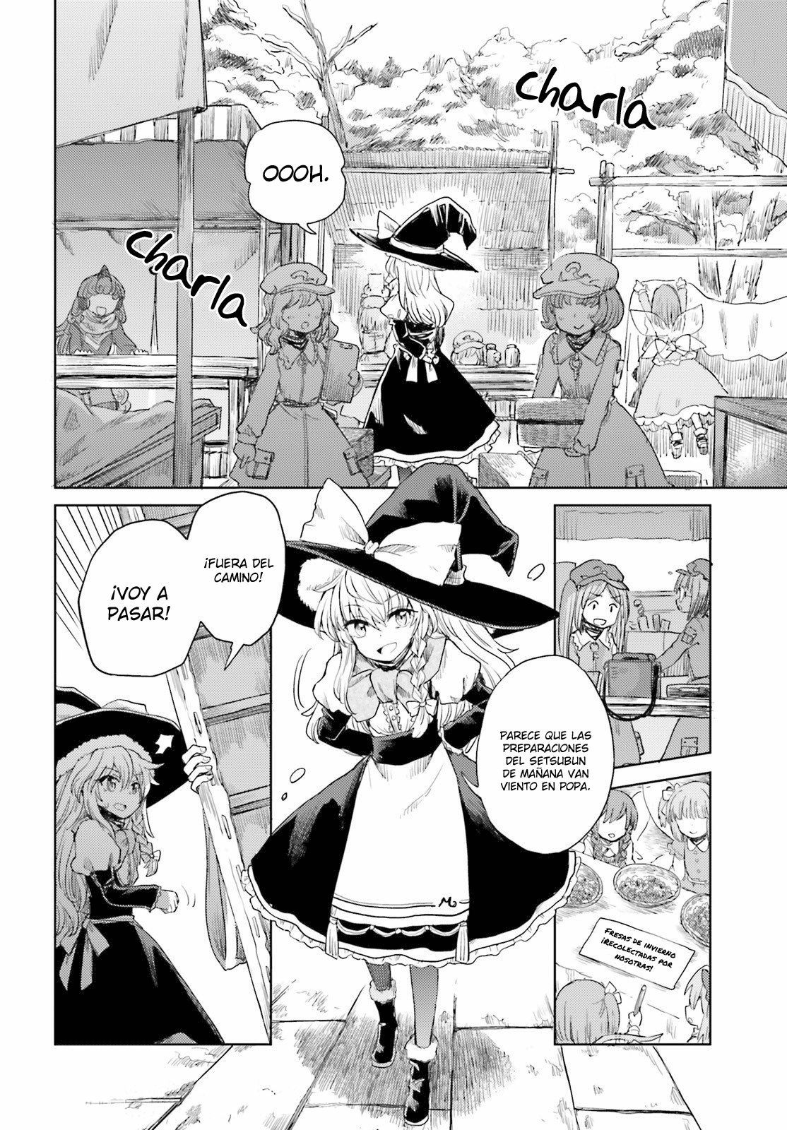 Touhou Suichouka ~ Lotus Eater-tachi no Suisei Capitulo 27: Como un oni atrapado en una lluvia de frijoles (parte 1) página 2