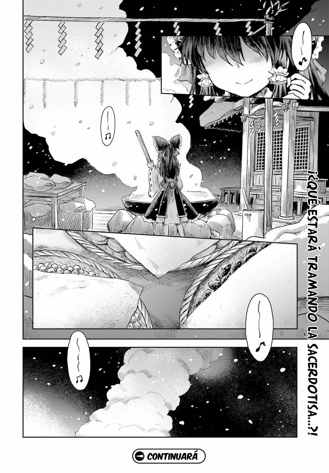 Touhou Suichouka ~ Lotus Eater-tachi no Suisei Capitulo 27: Como un oni atrapado en una lluvia de frijoles (parte 1) página 20