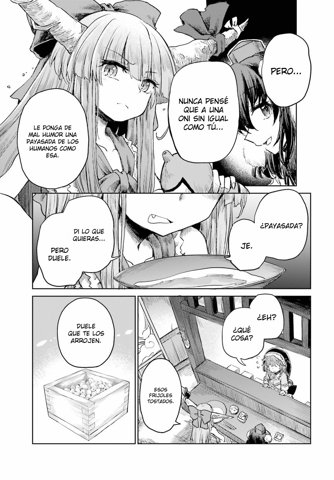 Touhou Suichouka ~ Lotus Eater-tachi no Suisei Capitulo 27: Como un oni atrapado en una lluvia de frijoles (parte 1) página 9