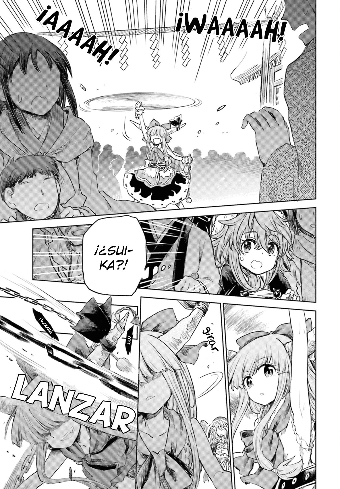 Touhou Suichouka ~ Lotus Eater-tachi no Suisei Capitulo 28: Como un oni atrapado en una lluvia de frijoles (parte 2) página 11