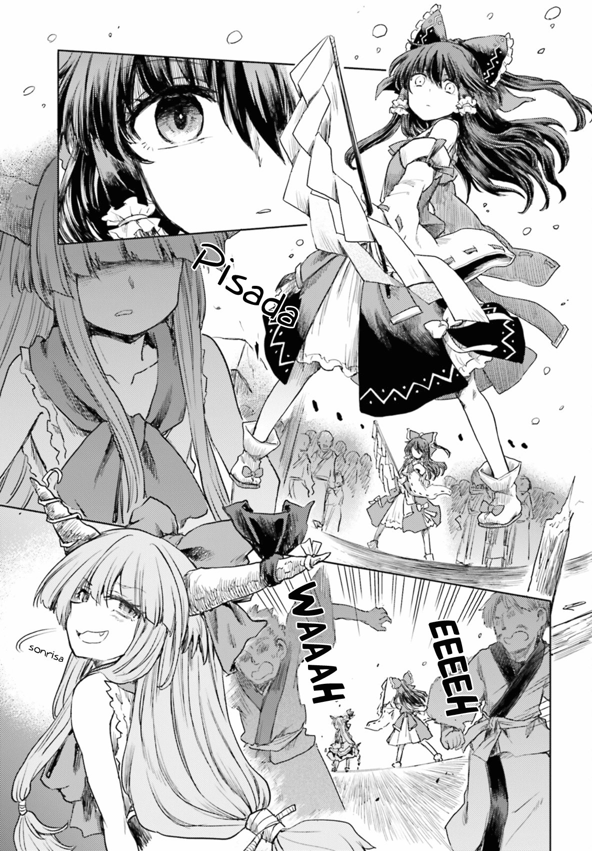 Touhou Suichouka ~ Lotus Eater-tachi no Suisei Capitulo 28: Como un oni atrapado en una lluvia de frijoles (parte 2) página 15