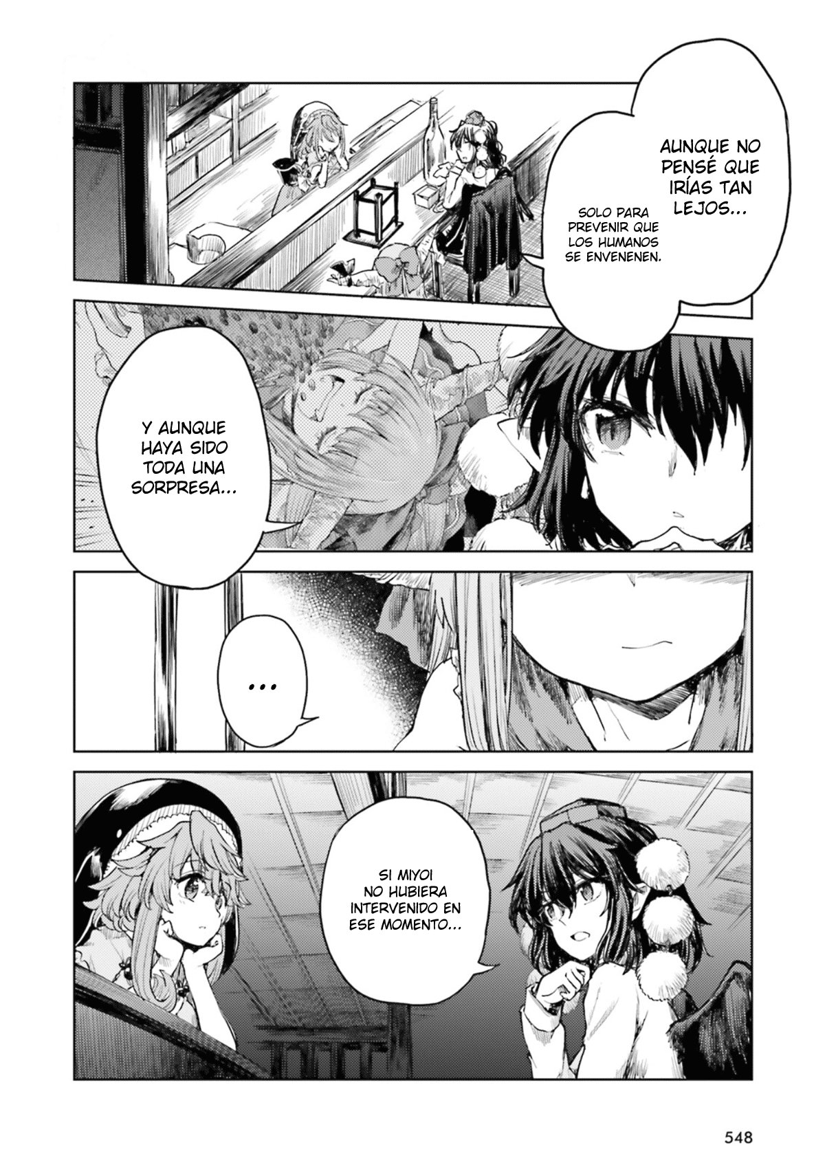 Touhou Suichouka ~ Lotus Eater-tachi no Suisei Capitulo 28: Como un oni atrapado en una lluvia de frijoles (parte 2) página 22