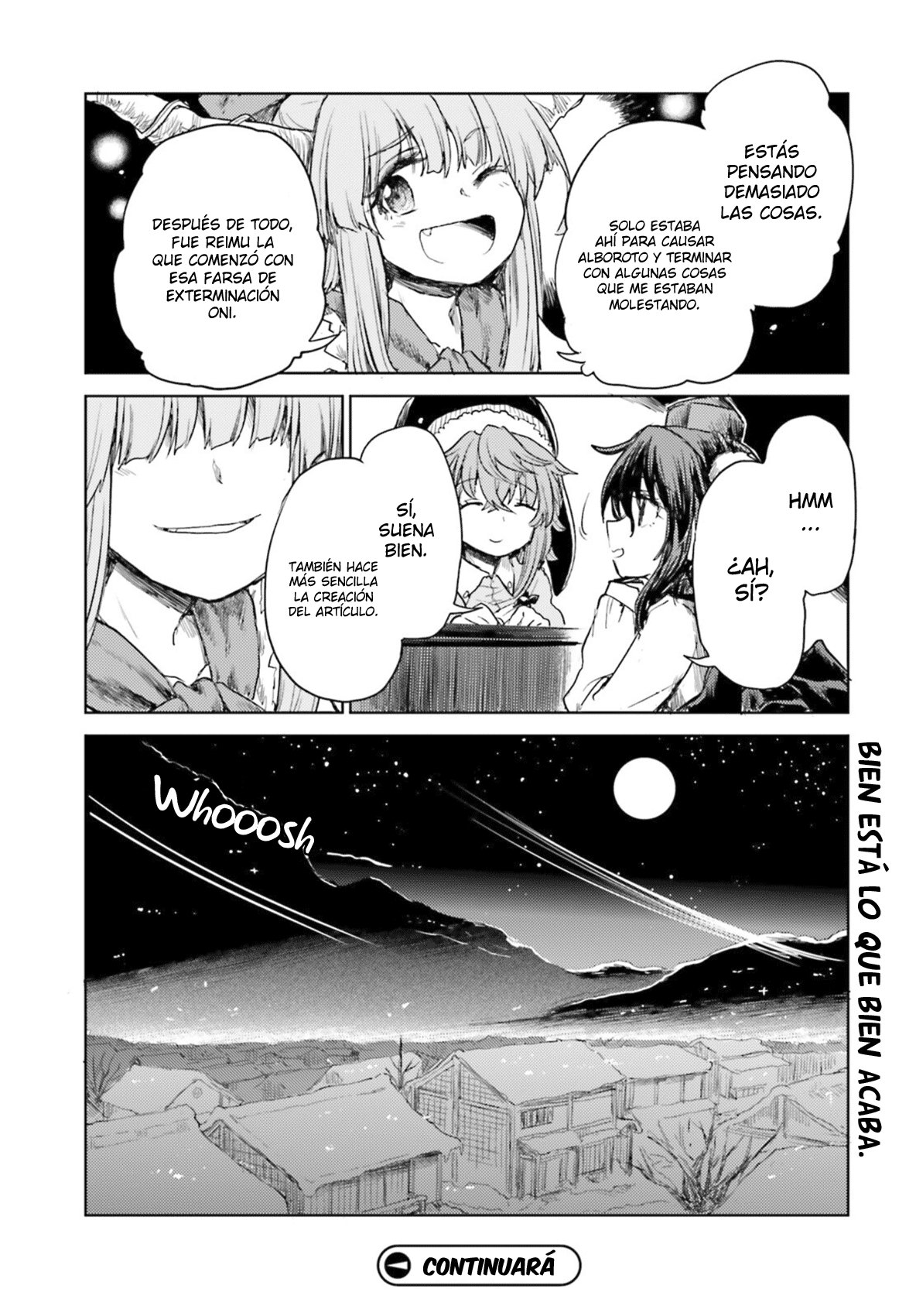 Touhou Suichouka ~ Lotus Eater-tachi no Suisei Capitulo 28: Como un oni atrapado en una lluvia de frijoles (parte 2) página 24