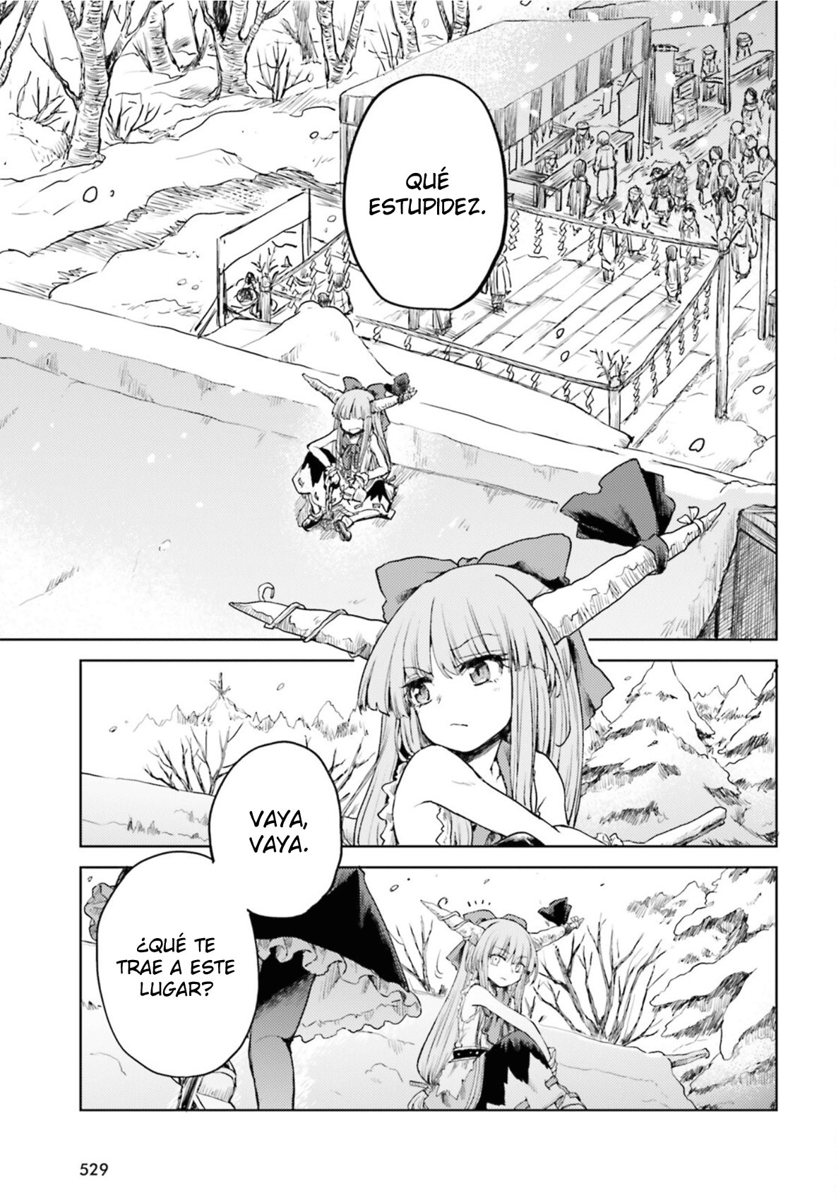 Touhou Suichouka ~ Lotus Eater-tachi no Suisei Capitulo 28: Como un oni atrapado en una lluvia de frijoles (parte 2) página 3