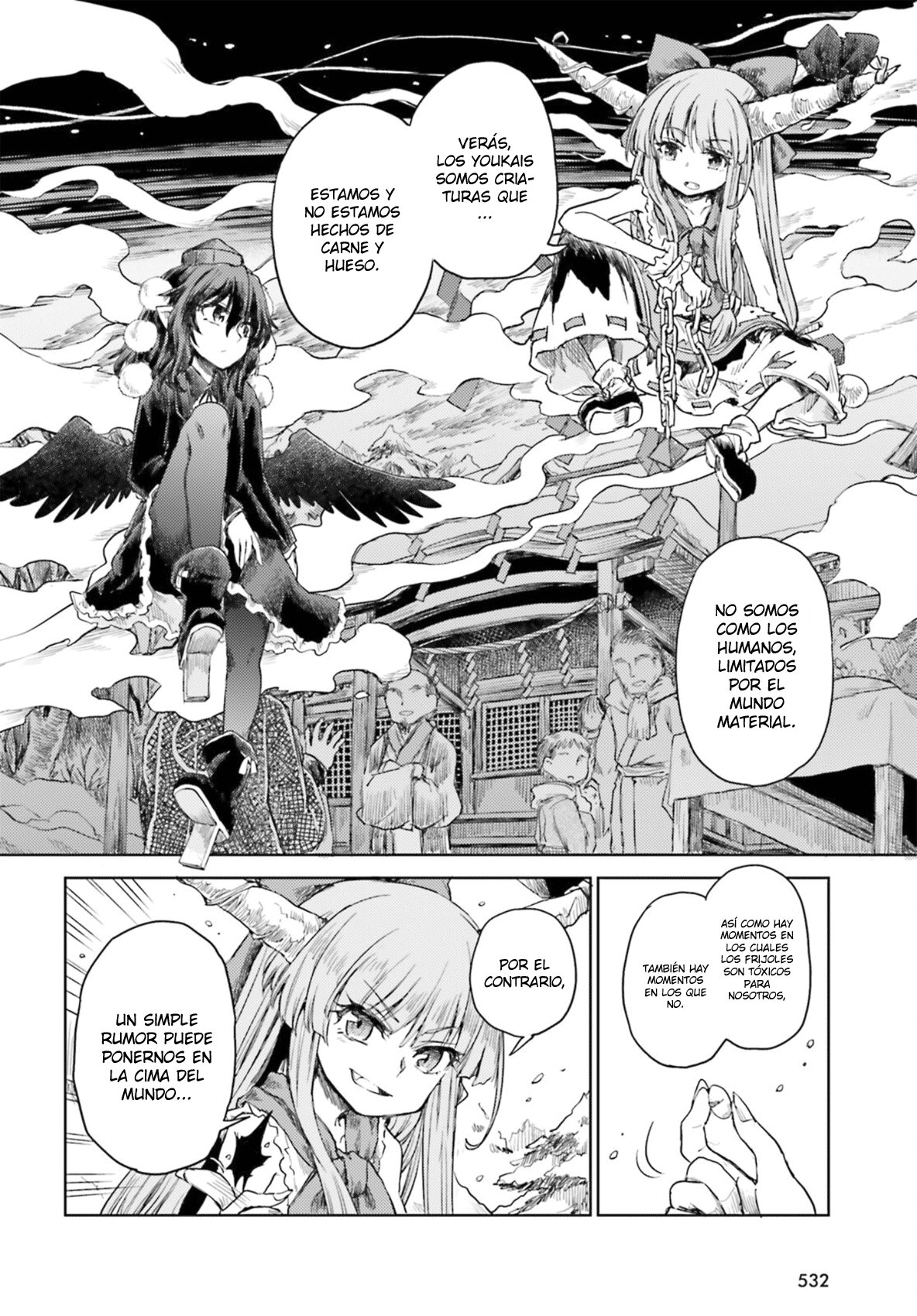 Touhou Suichouka ~ Lotus Eater-tachi no Suisei Capitulo 28: Como un oni atrapado en una lluvia de frijoles (parte 2) página 6