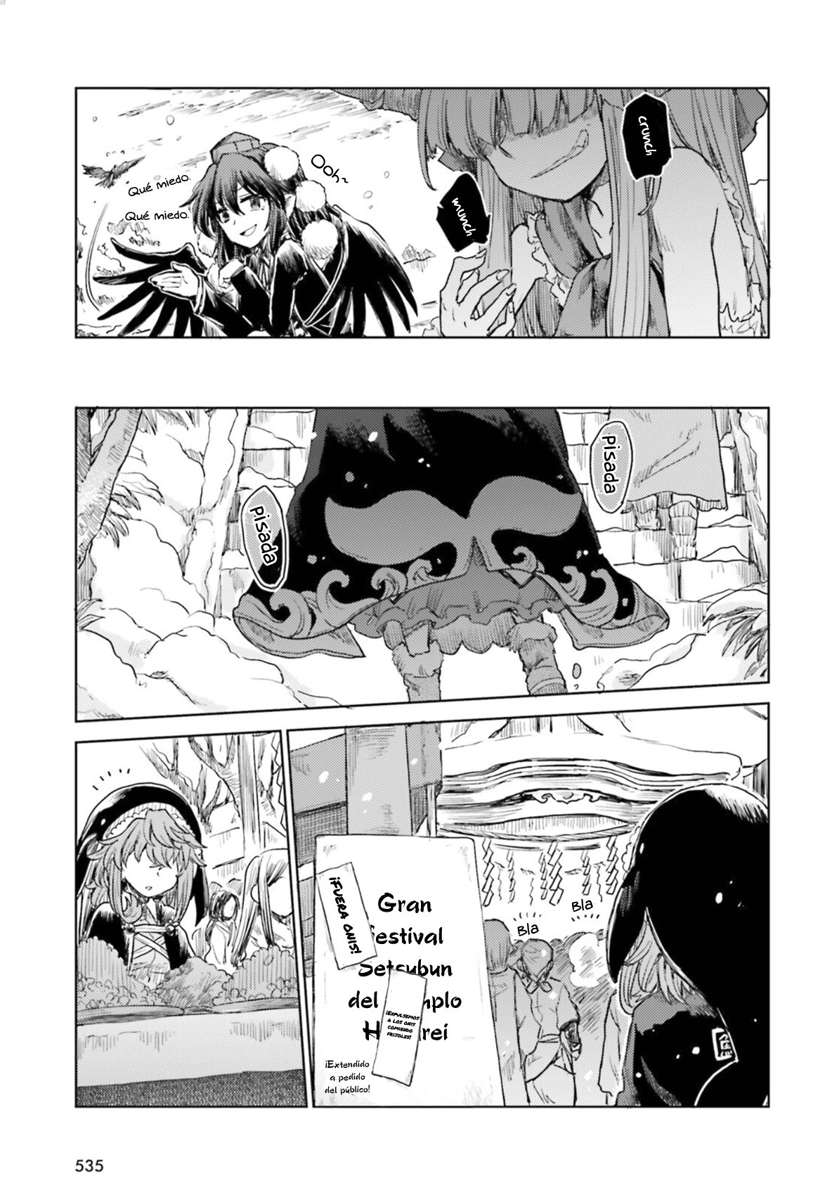 Touhou Suichouka ~ Lotus Eater-tachi no Suisei Capitulo 28: Como un oni atrapado en una lluvia de frijoles (parte 2) página 9