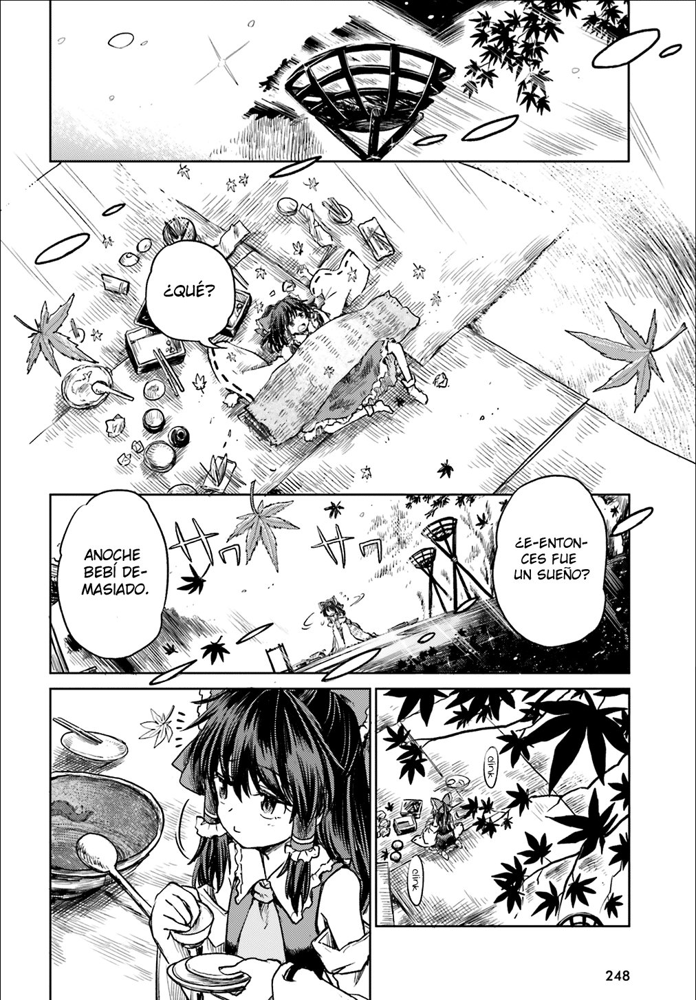 Touhou Suichouka ~ Lotus Eater-tachi no Suisei Capitulo 3: Una tarde de borrachera no deja recuerdos (parte 3) página 13