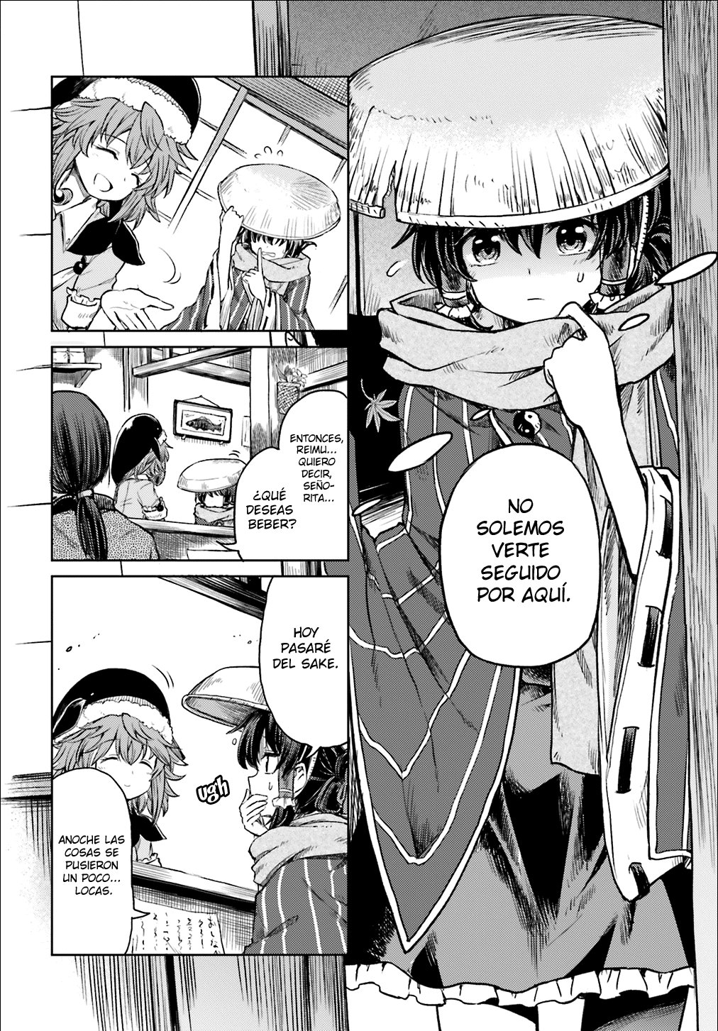 Touhou Suichouka ~ Lotus Eater-tachi no Suisei Capitulo 3: Una tarde de borrachera no deja recuerdos (parte 3) página 15