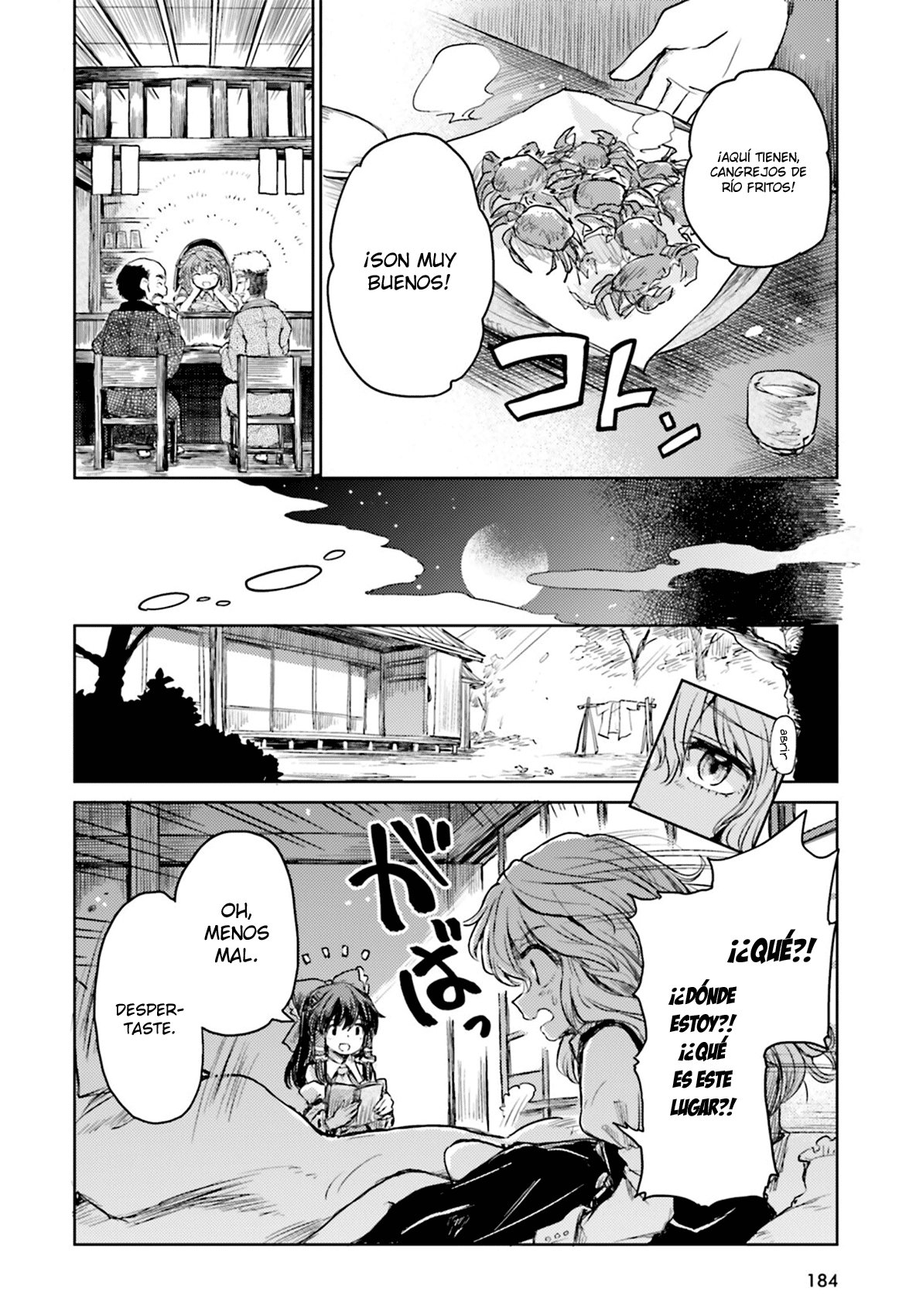 Touhou Suichouka ~ Lotus Eater-tachi no Suisei Capitulo 33: Lo que es cangrejo para uno, es veneno para otro (parte 1) página 14
