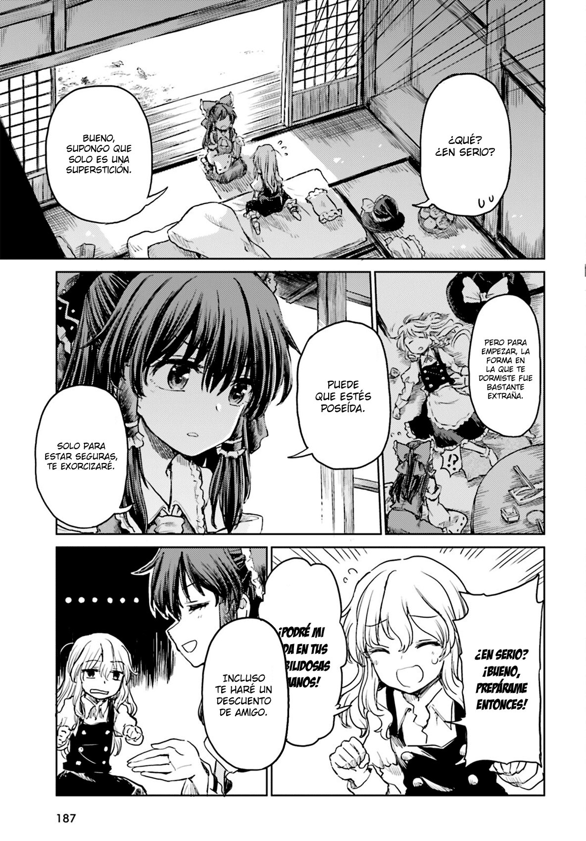 Touhou Suichouka ~ Lotus Eater-tachi no Suisei Capitulo 33: Lo que es cangrejo para uno, es veneno para otro (parte 1) página 17