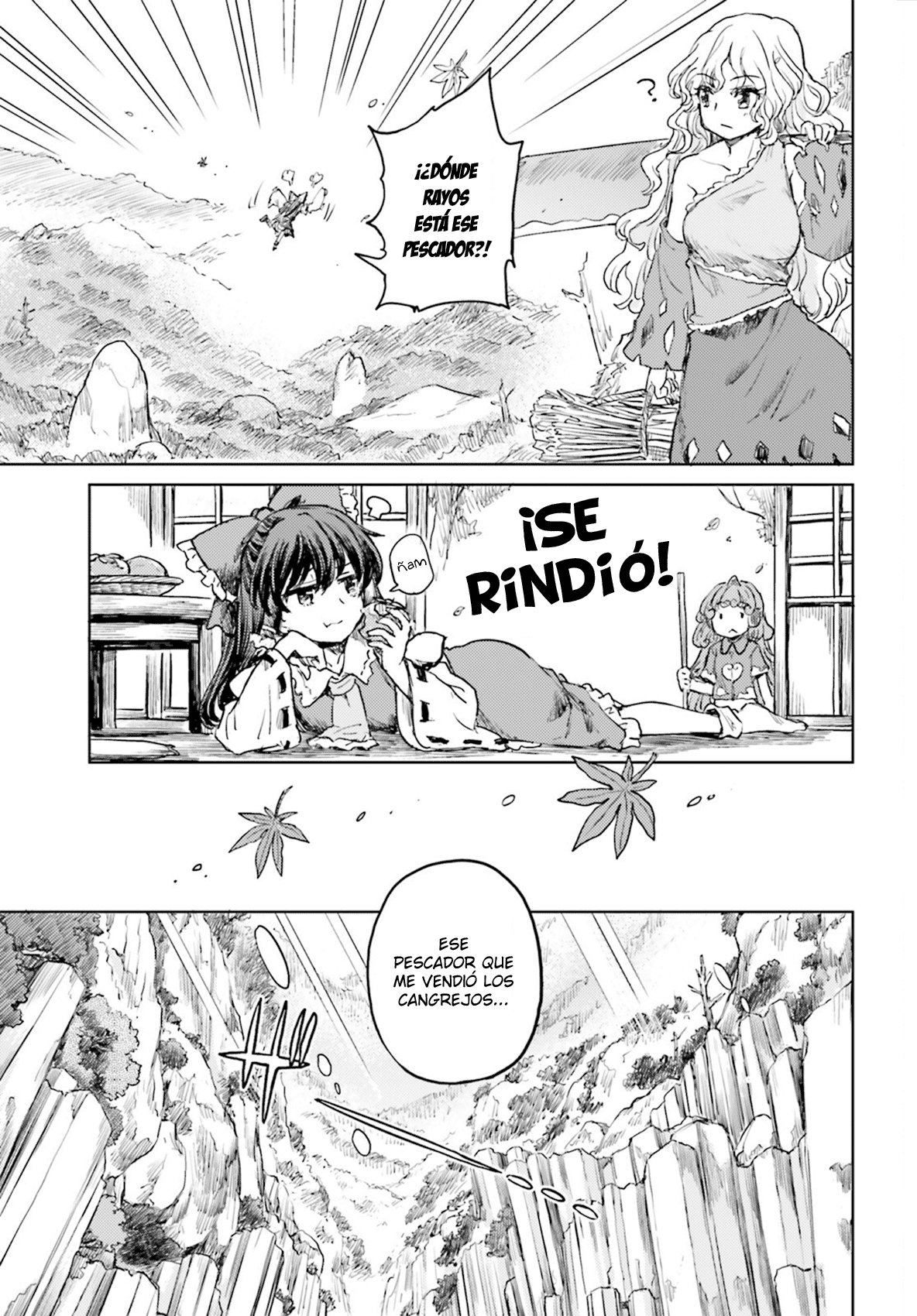 Touhou Suichouka ~ Lotus Eater-tachi no Suisei Capitulo 34: Lo que es cangrejo para uno, es veneno para otro (parte 2) página 11